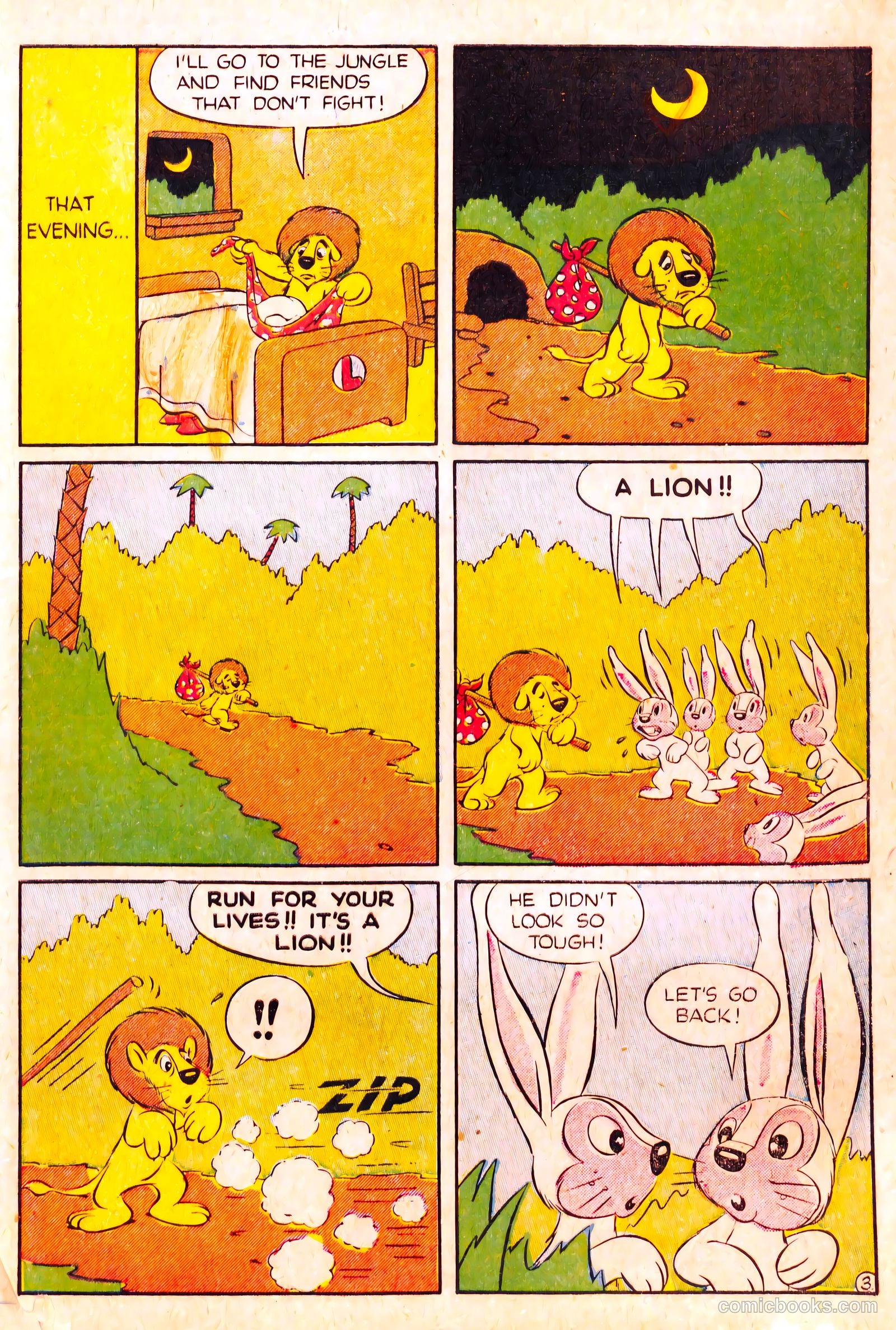 Cryin' Lion Comics #1 (1944) — page 5 of 52