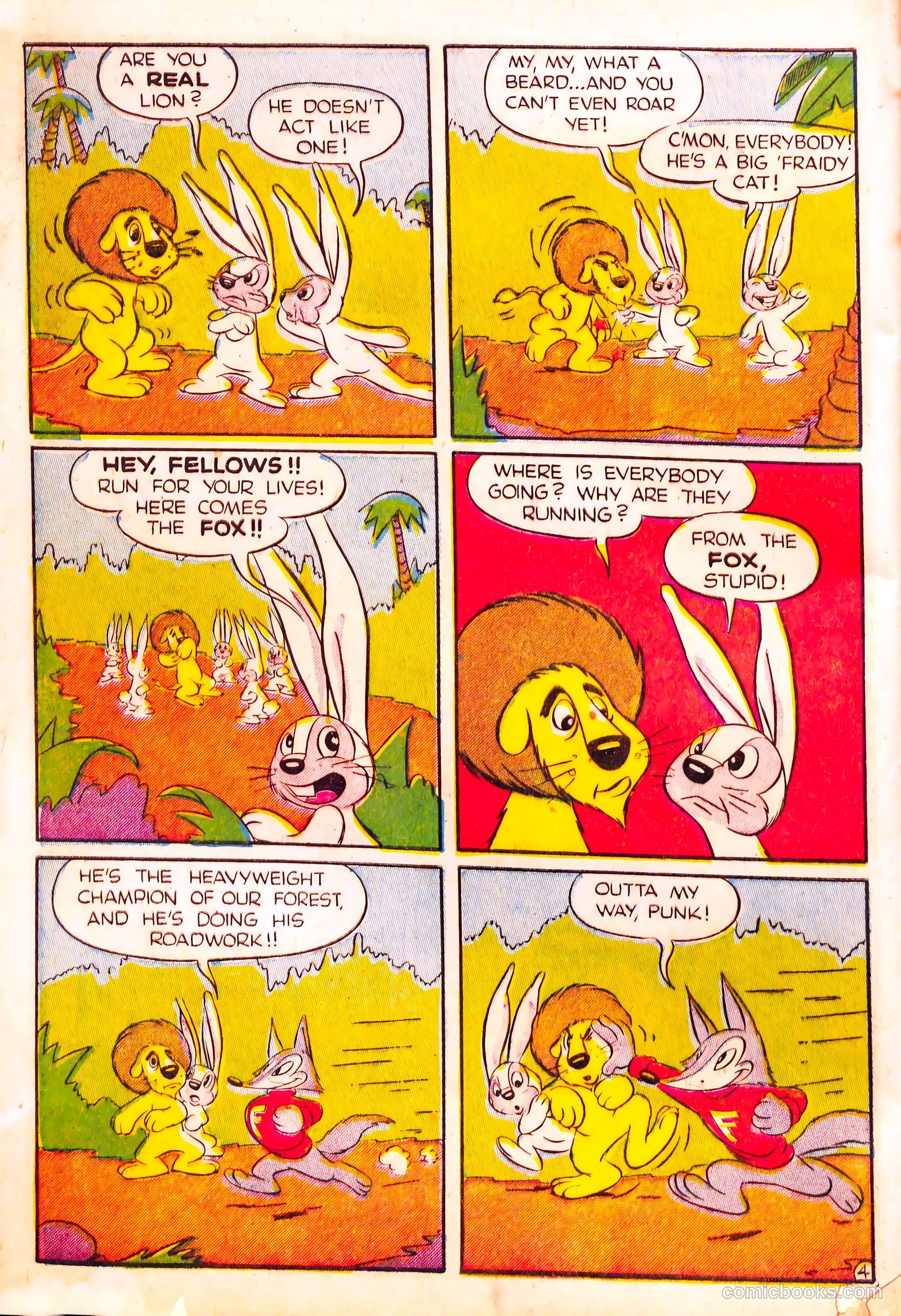 Cryin' Lion Comics #1 (1944) — page 6 of 52