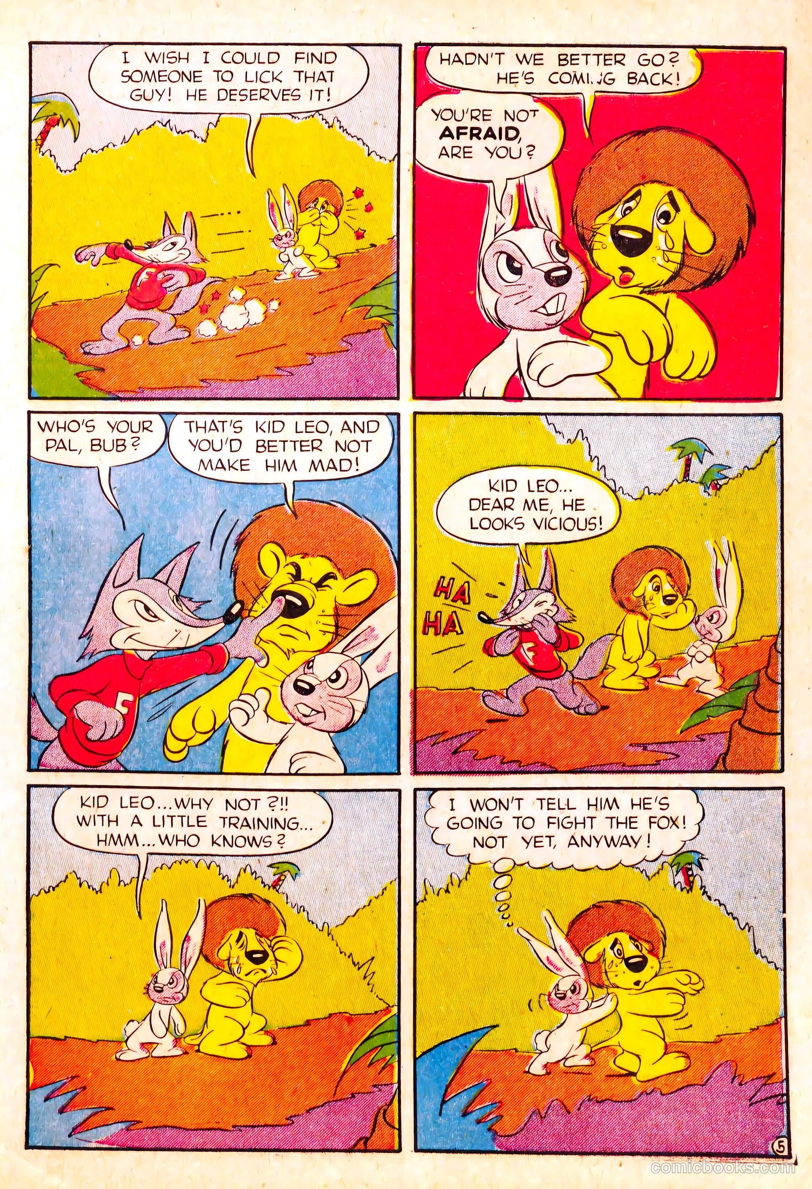Cryin' Lion Comics #1 (1944) — page 7 of 52