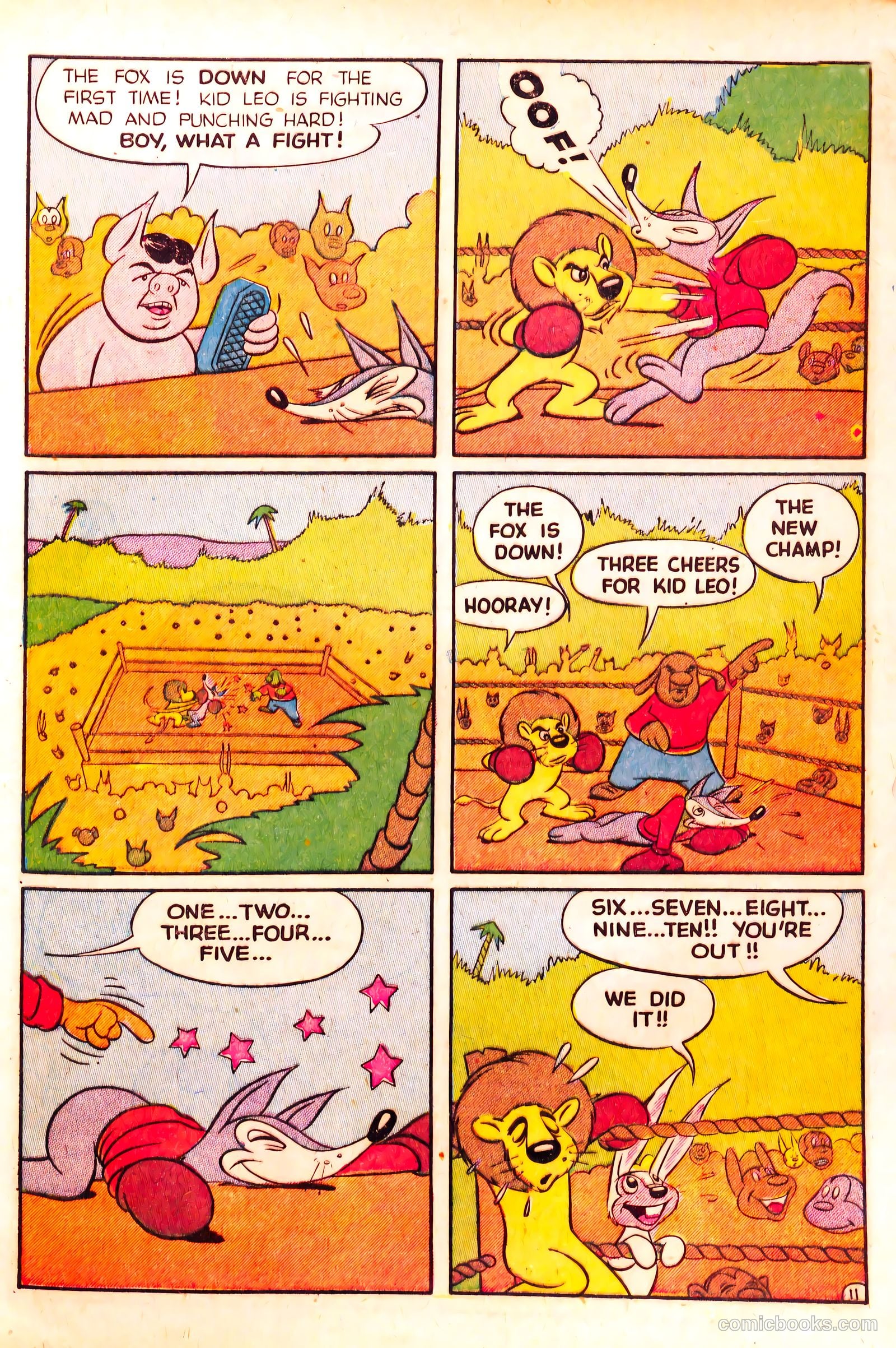 Cryin' Lion Comics #1 (1944) — page 13 of 52