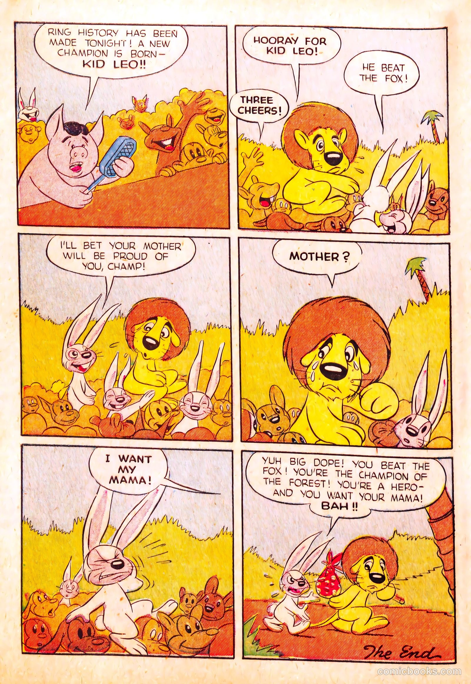 Cryin' Lion Comics #1 (1944) — page 14 of 52