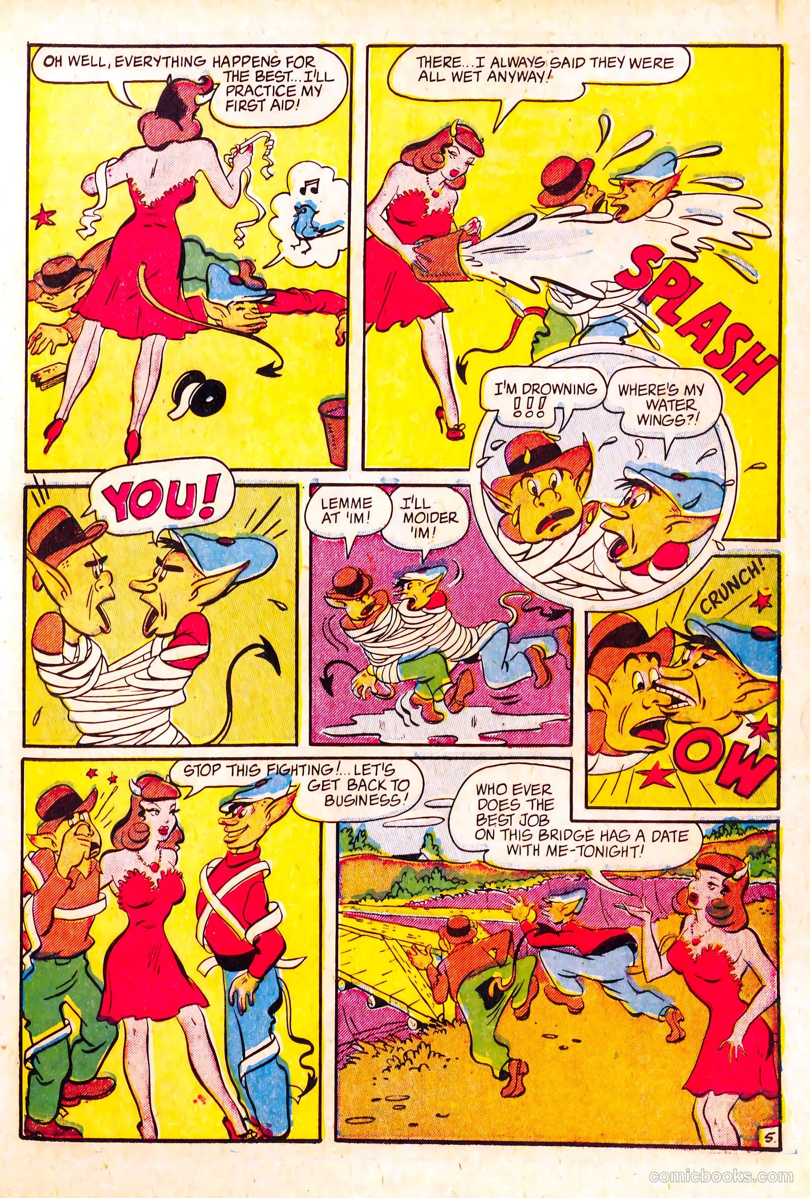 Cryin' Lion Comics #1 (1944) — page 19 of 52