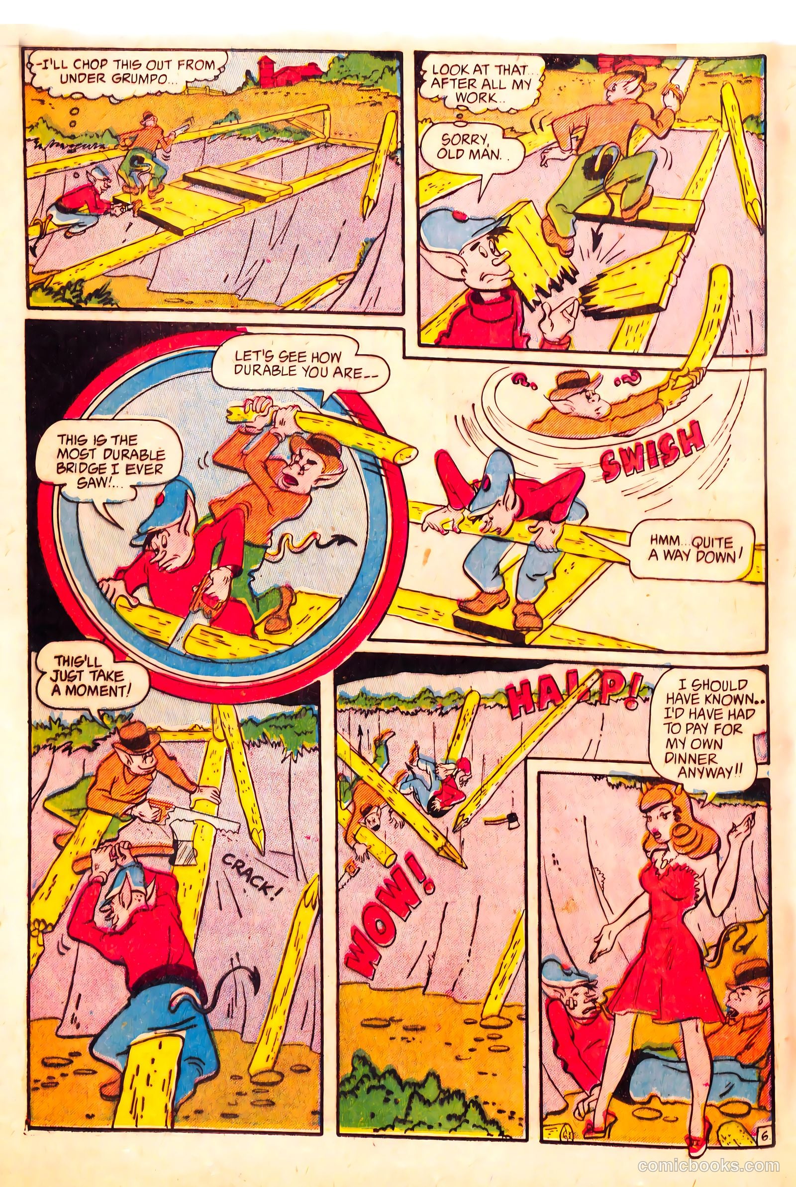 Cryin' Lion Comics #1 (1944) — page 20 of 52