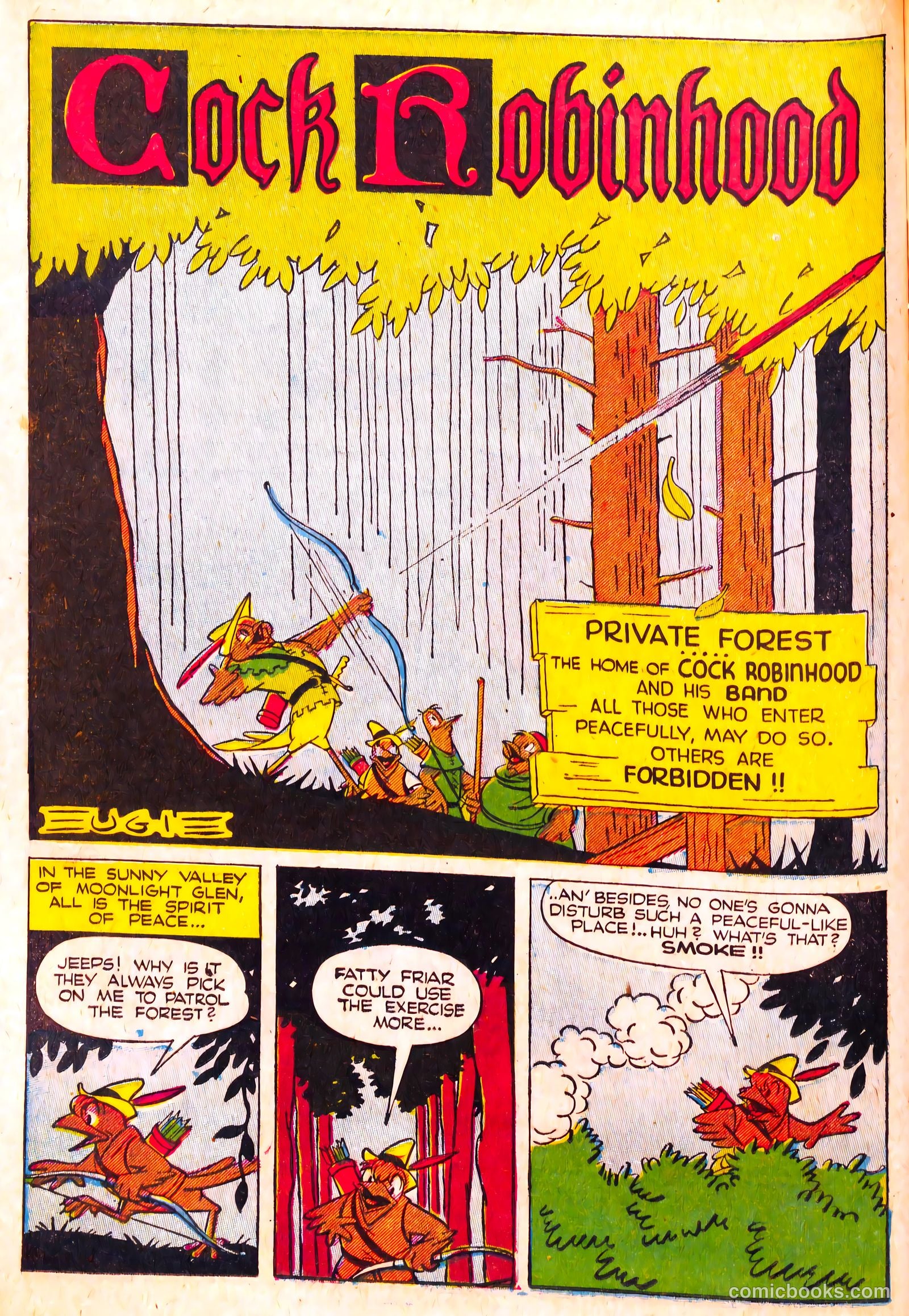 Cryin' Lion Comics #1 (1944) — page 36 of 52