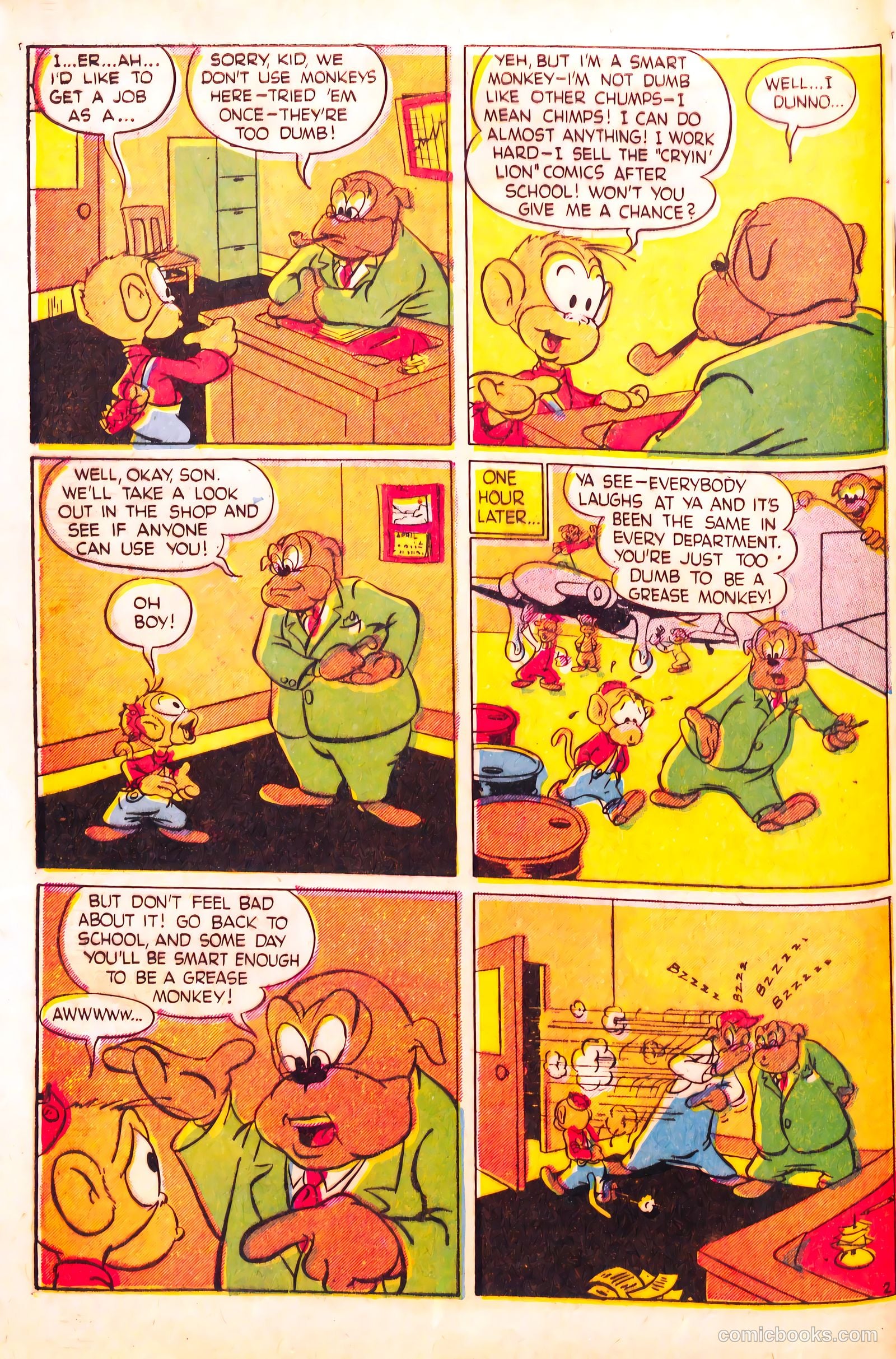 Cryin' Lion Comics #1 (1944) — page 44 of 52