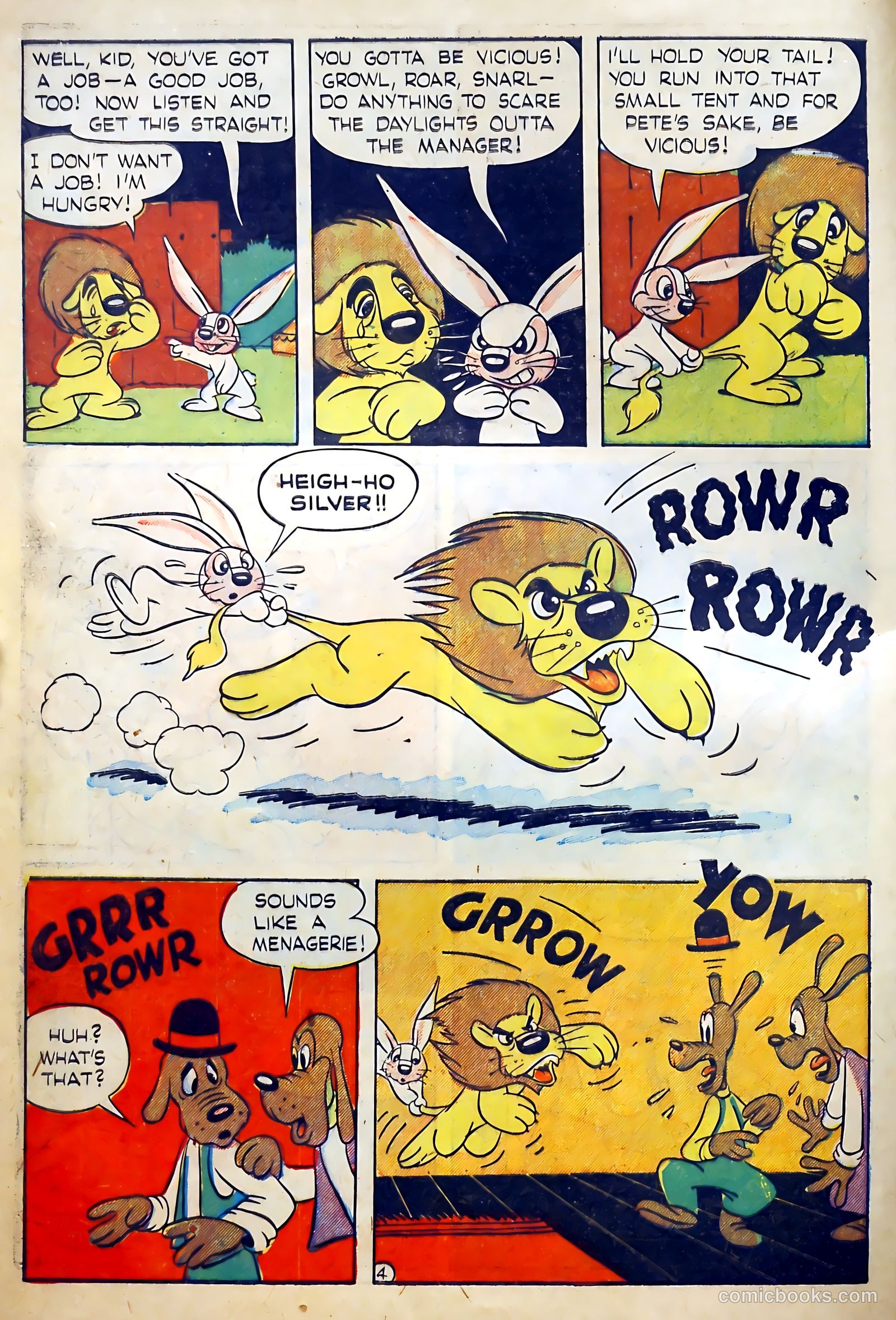 Cryin' Lion Comics #2 (1944) — page 6 of 52