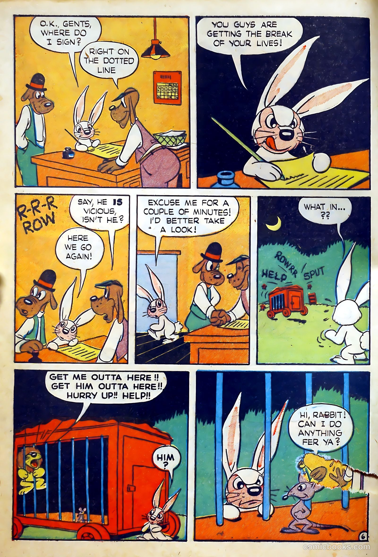 Cryin' Lion Comics #2 (1944) — page 8 of 52