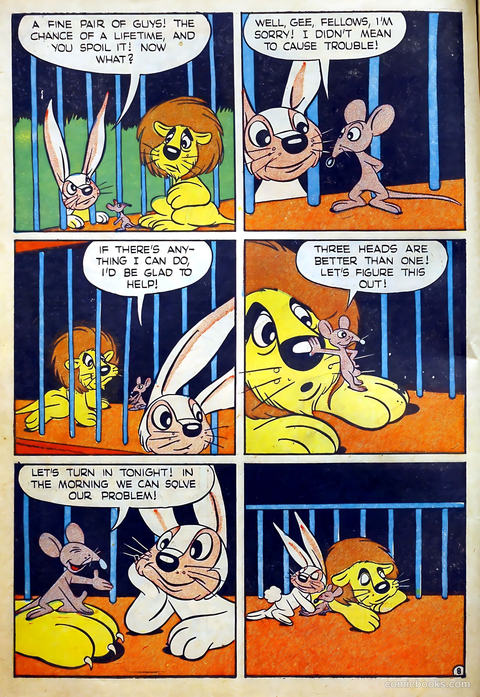 Cryin' Lion Comics #2 (1944) — page 10 of 52