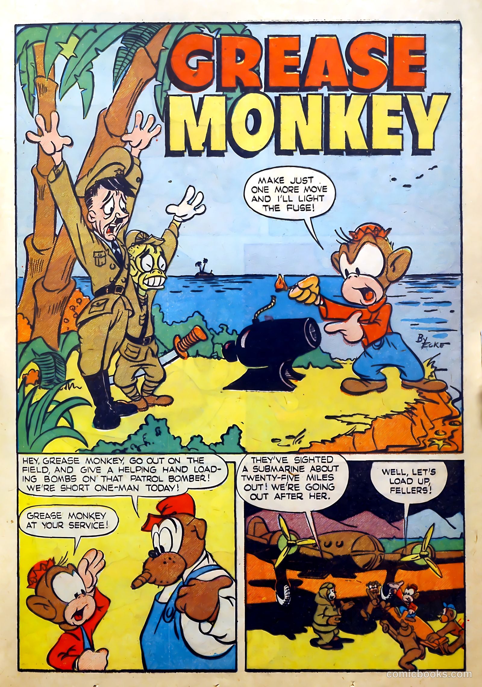Cryin' Lion Comics #2 (1944) — page 21 of 52