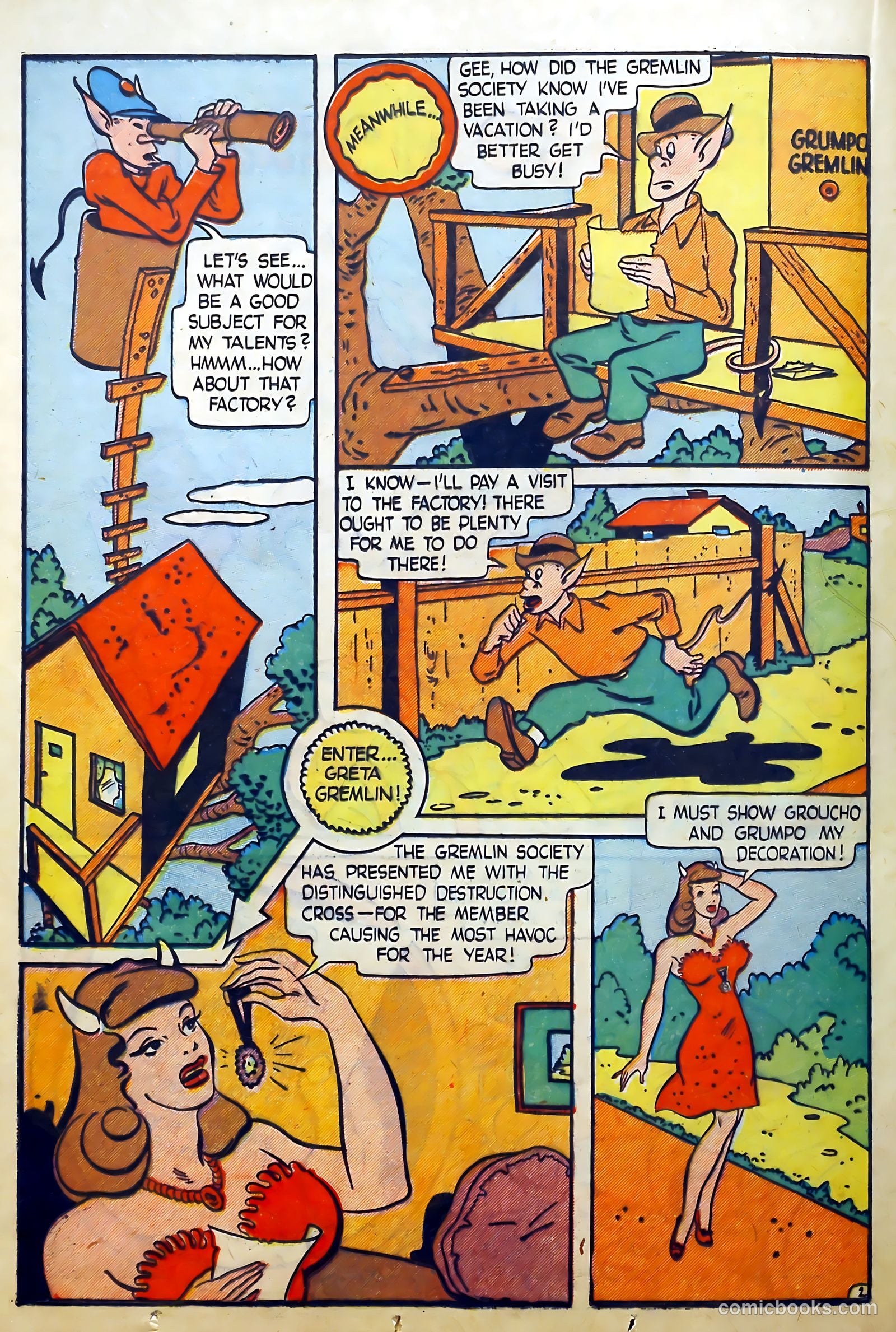 Cryin' Lion Comics #2 (1944) — page 32 of 52