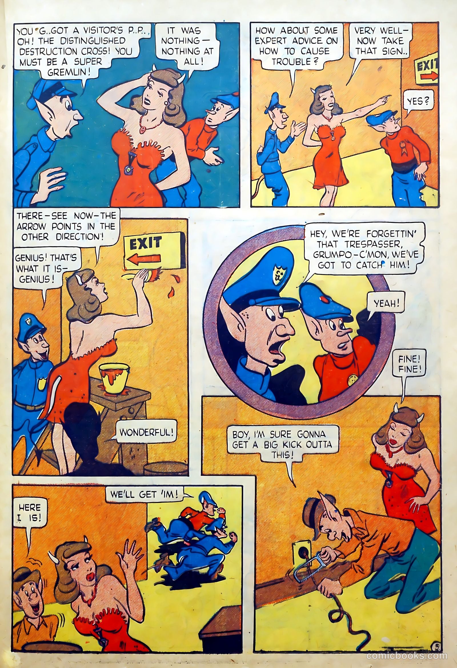 Cryin' Lion Comics #2 (1944) — page 35 of 52