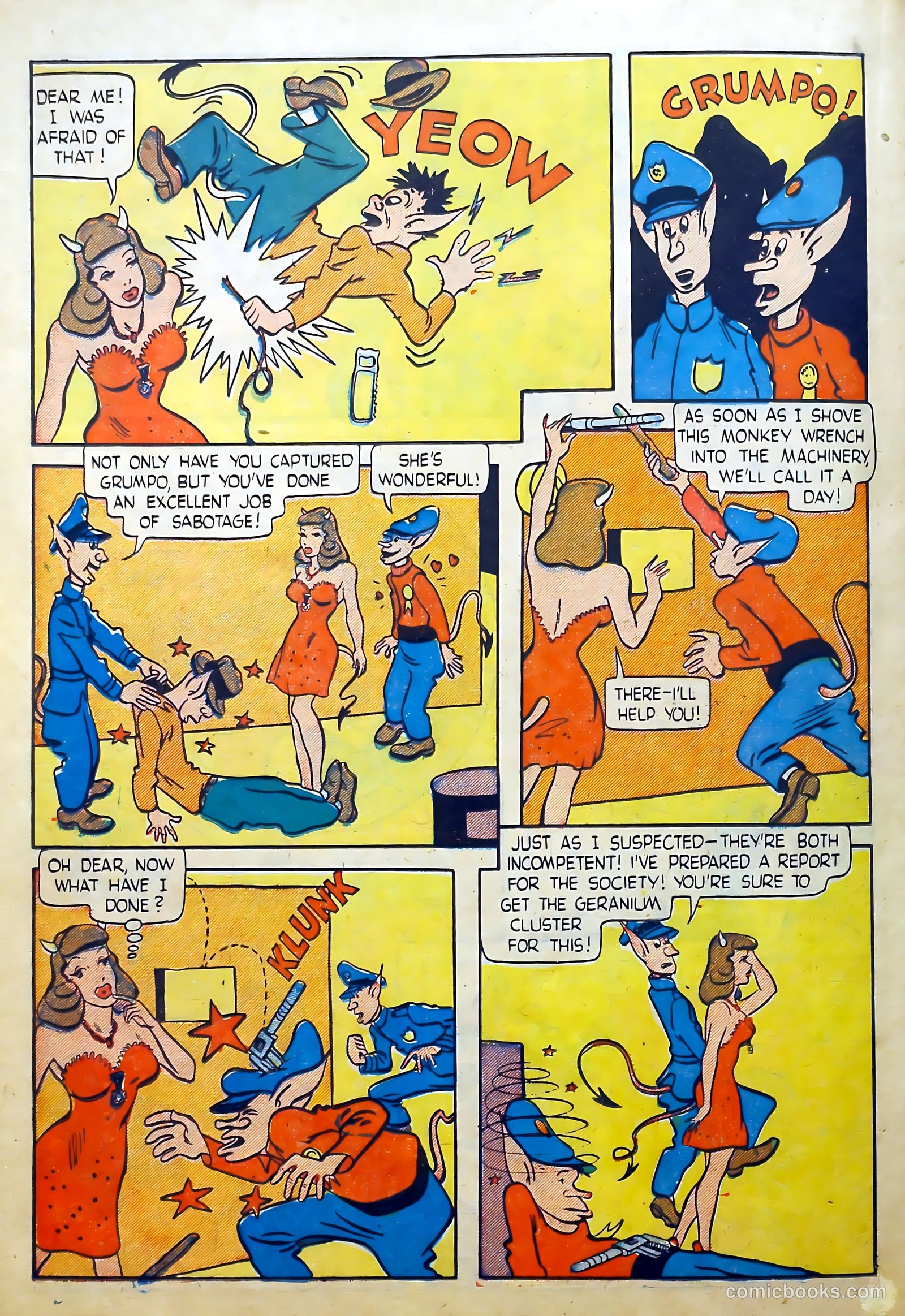 Cryin' Lion Comics #2 (1944) — page 36 of 52