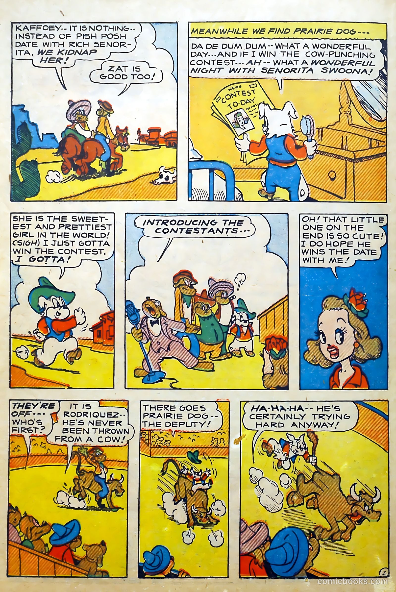 Cryin' Lion Comics #2 (1944) — page 38 of 52