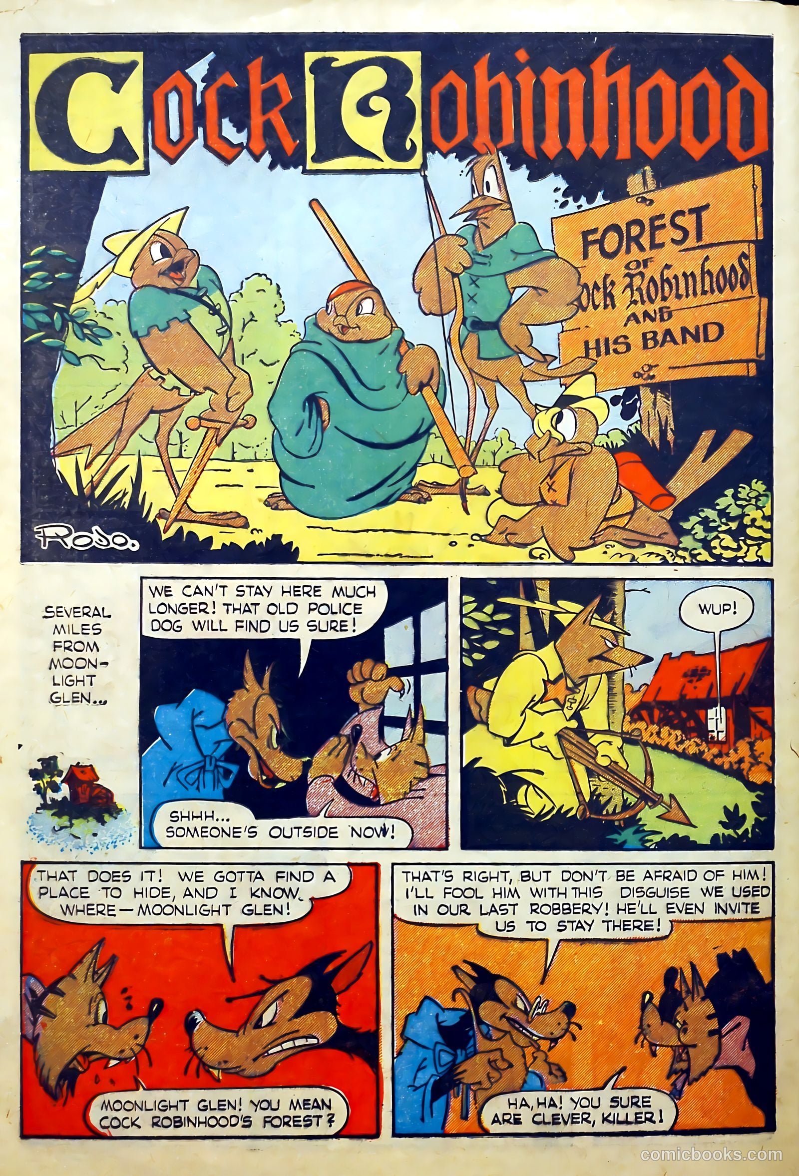 Cryin' Lion Comics #2 (1944) — page 44 of 52