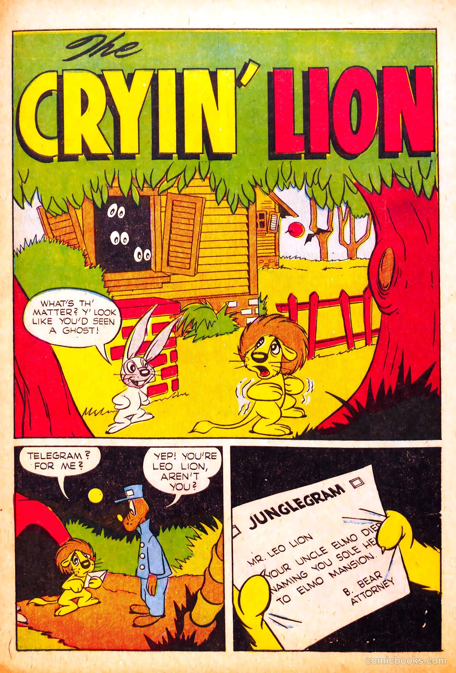 Cryin' Lion Comics #3 (1945) — page 3 of 52