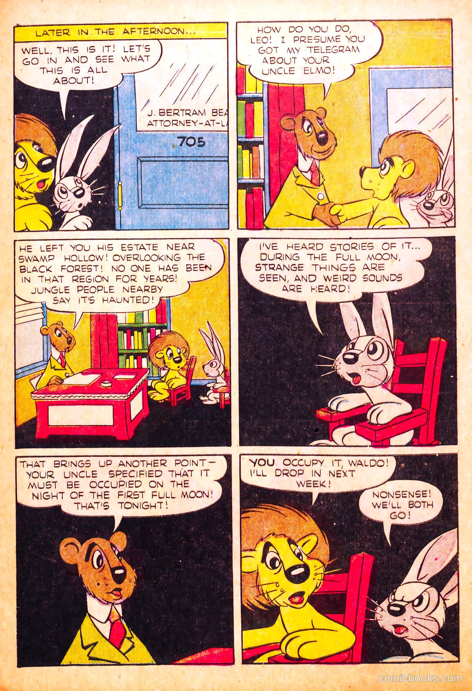 Cryin' Lion Comics #3 (1945) — page 5 of 52