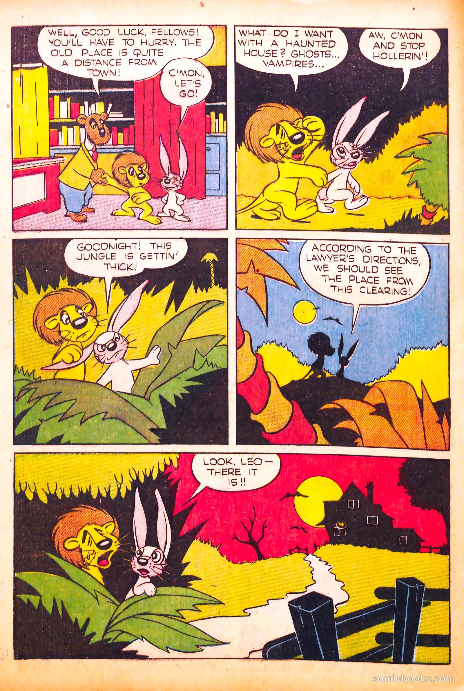 Cryin' Lion Comics #3 (1945) — page 6 of 52