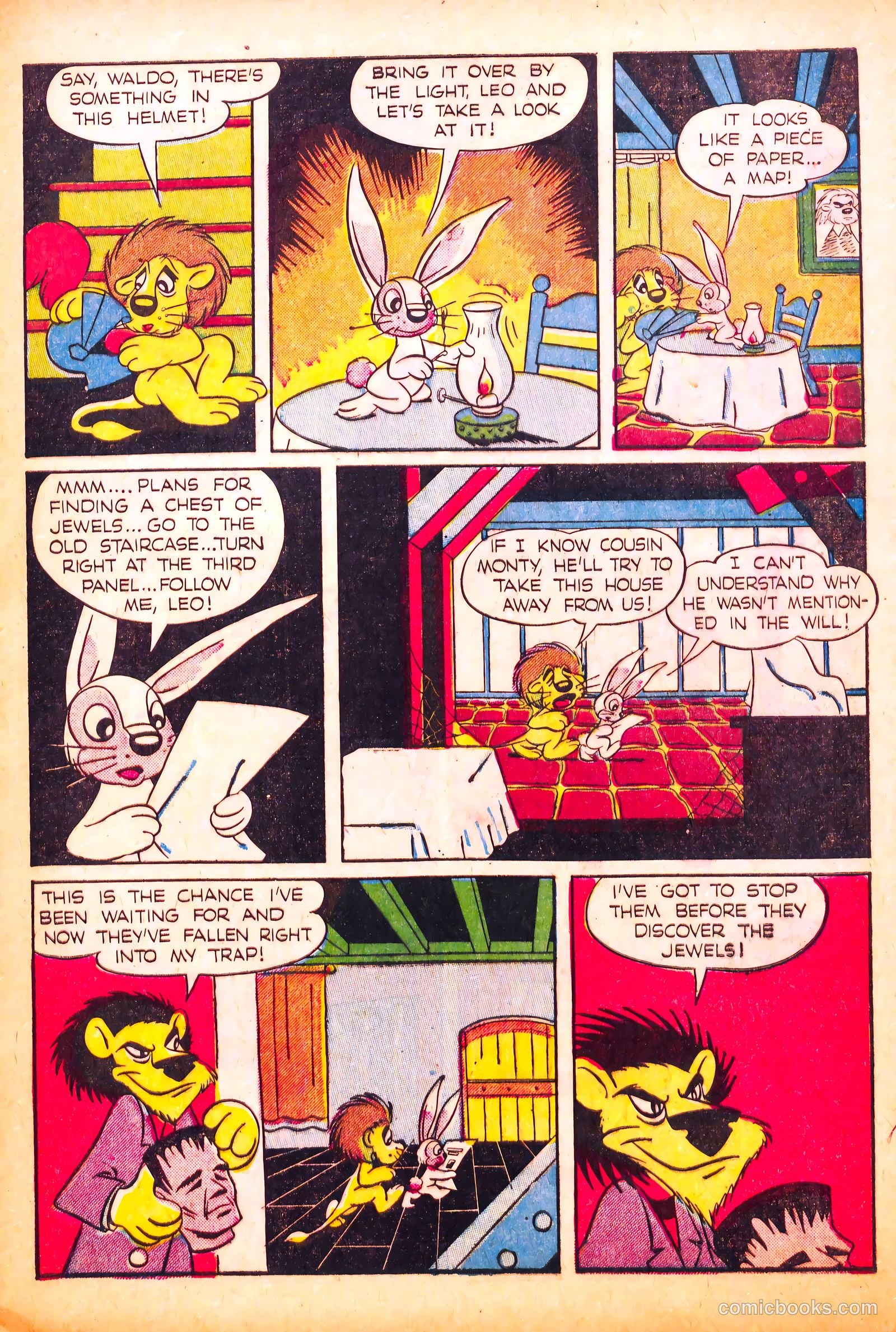 Cryin' Lion Comics #3 (1945) — page 9 of 52