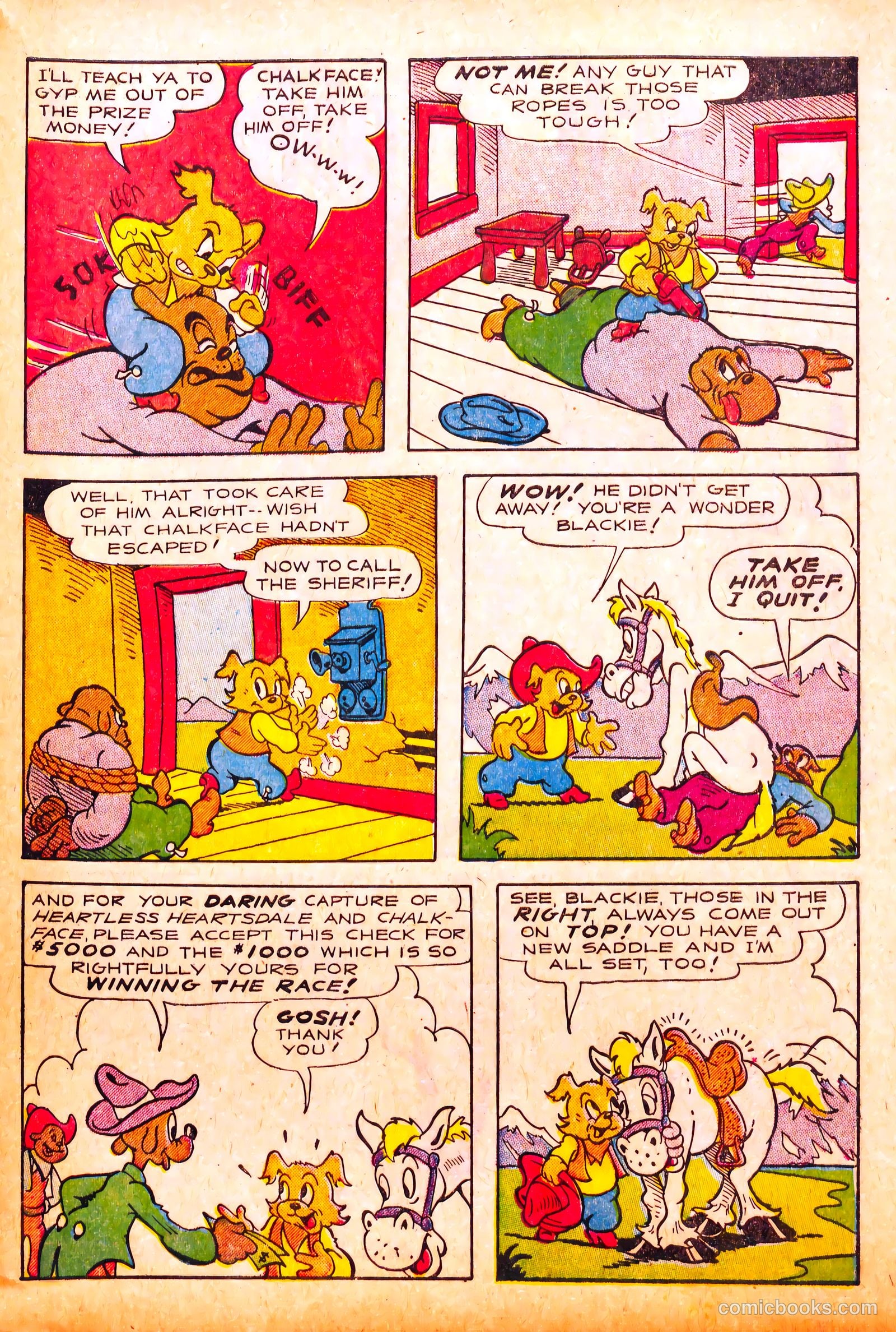 Cryin' Lion Comics #3 (1945) — page 43 of 52