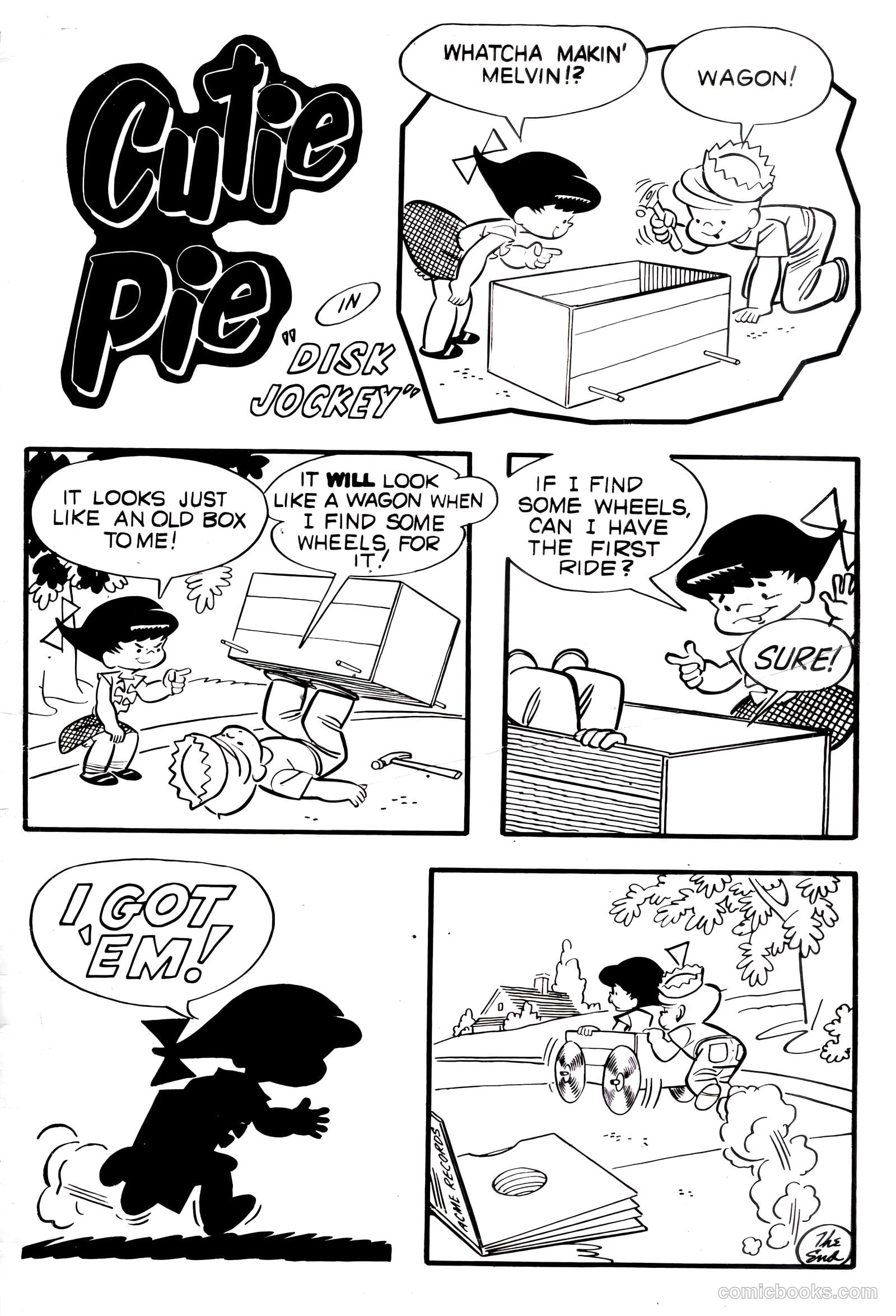 Cutie Pie #1 (1955) — page 35 of 36