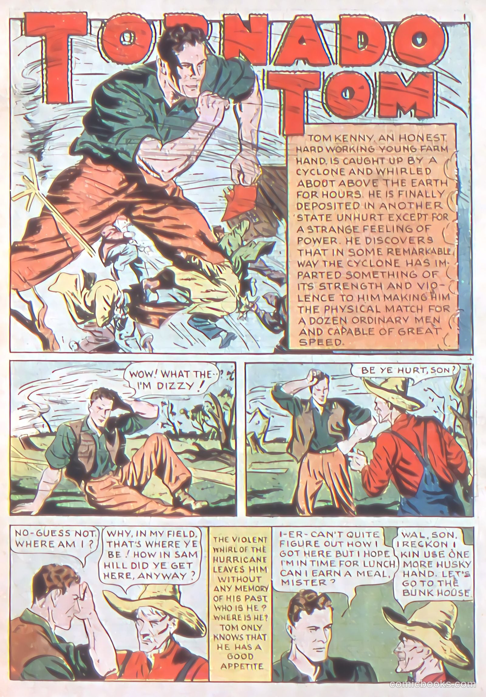 Cyclone Comics #1 (1940) — page 3 of 68