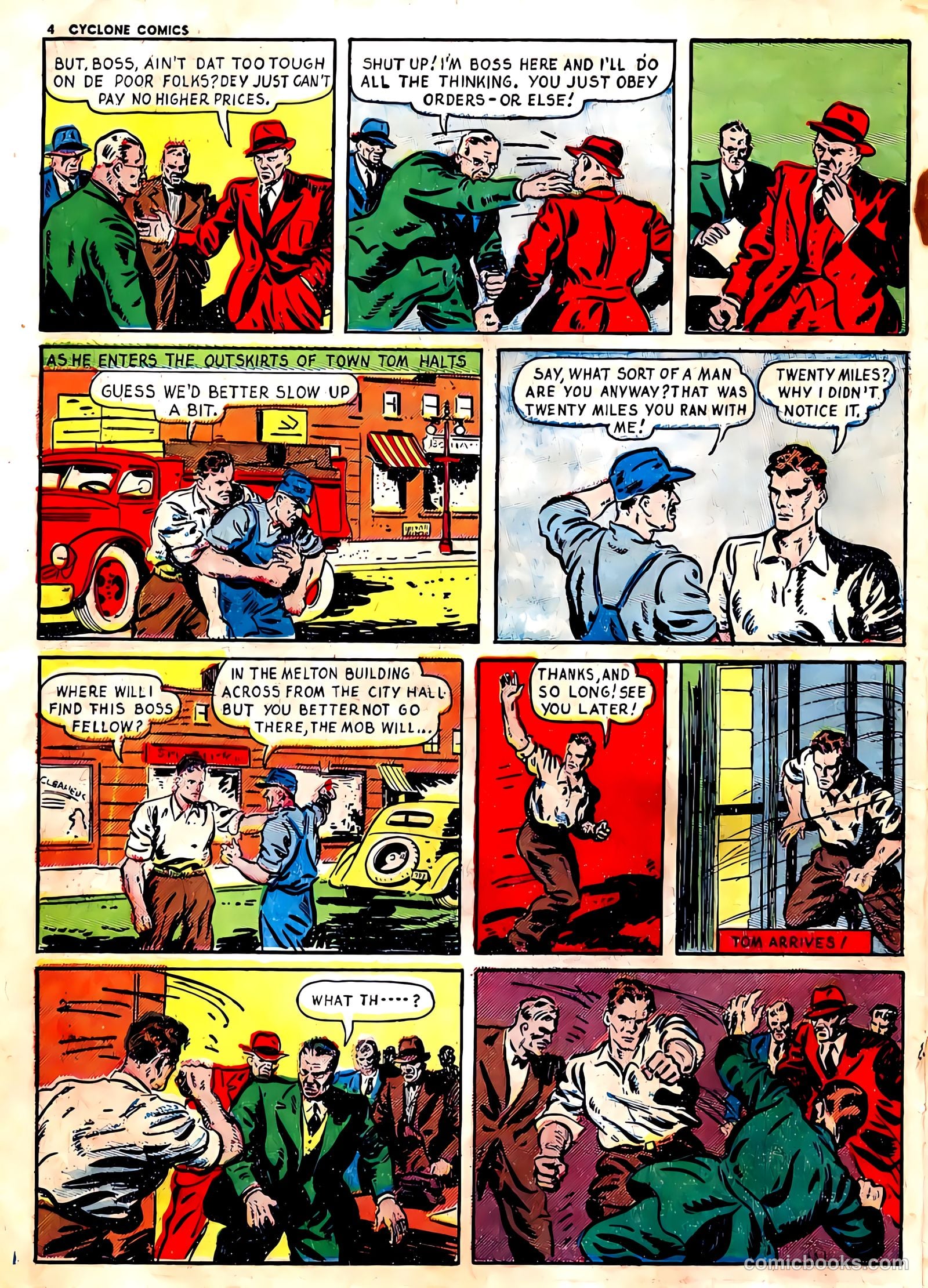 Cyclone Comics #2 (1940) — page 5 of 7
