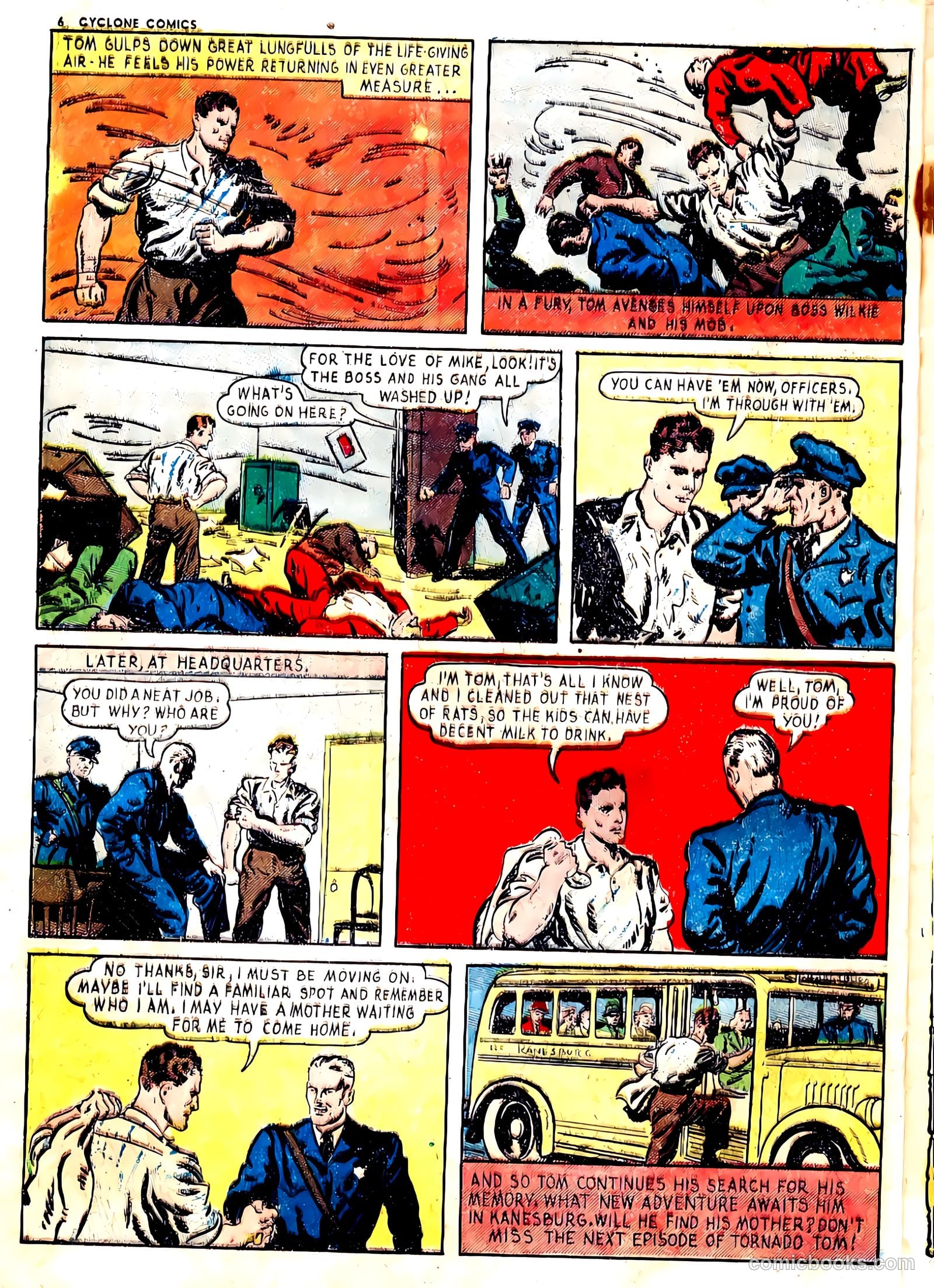 Cyclone Comics #2 (1940) — page 7 of 7