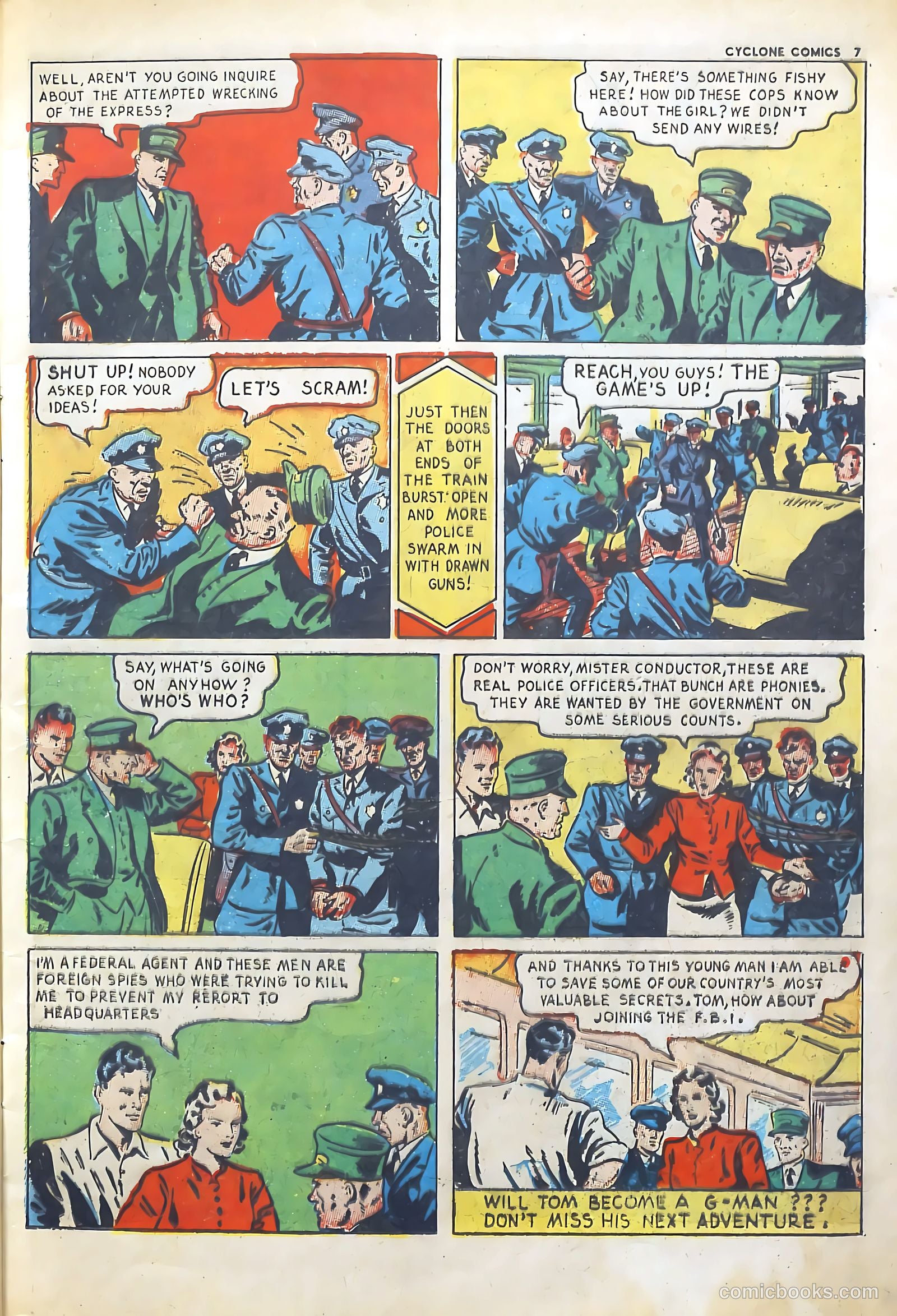 Cyclone Comics #3 (1940) — page 6 of 62