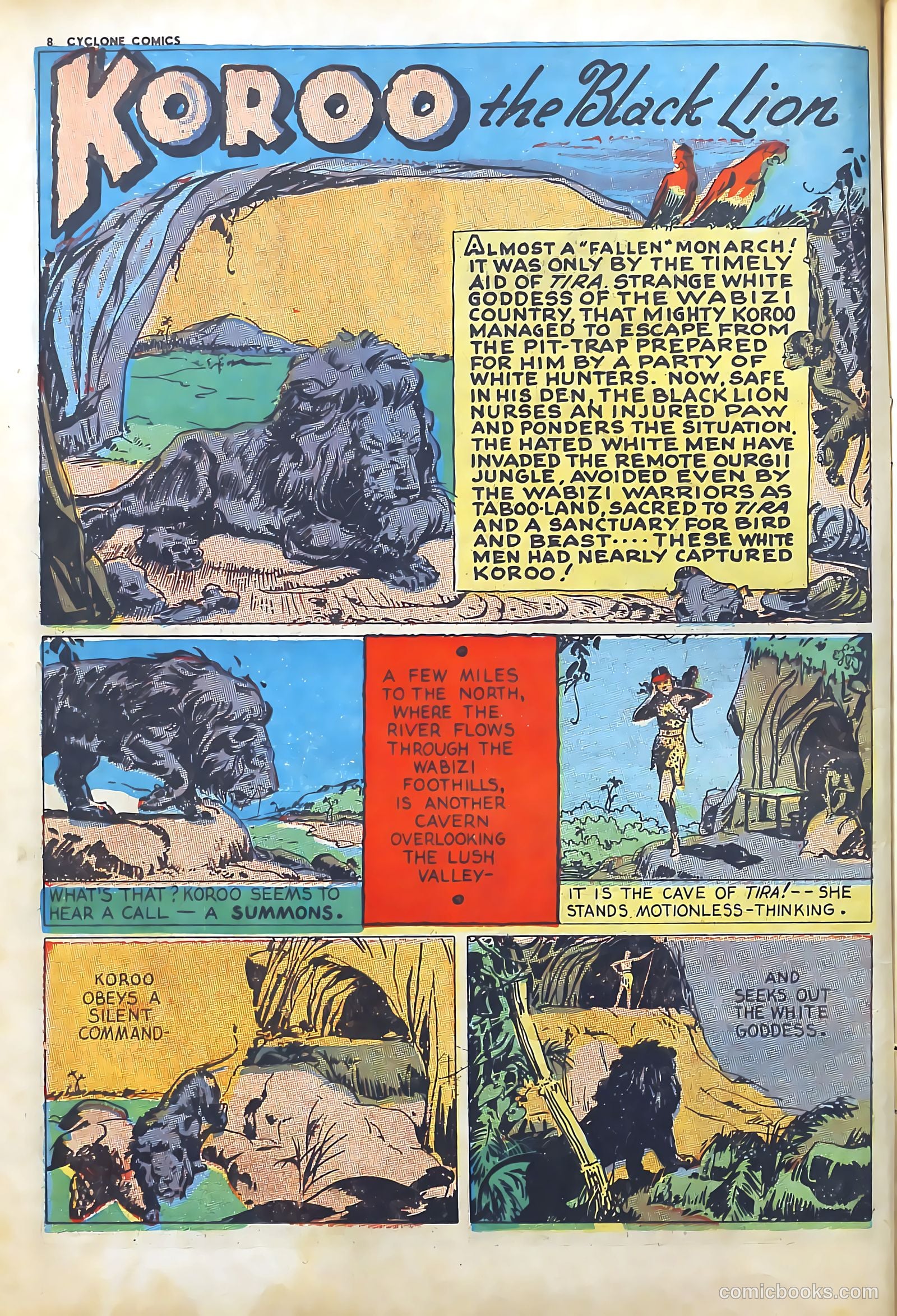 Cyclone Comics #3 (1940) — page 7 of 62