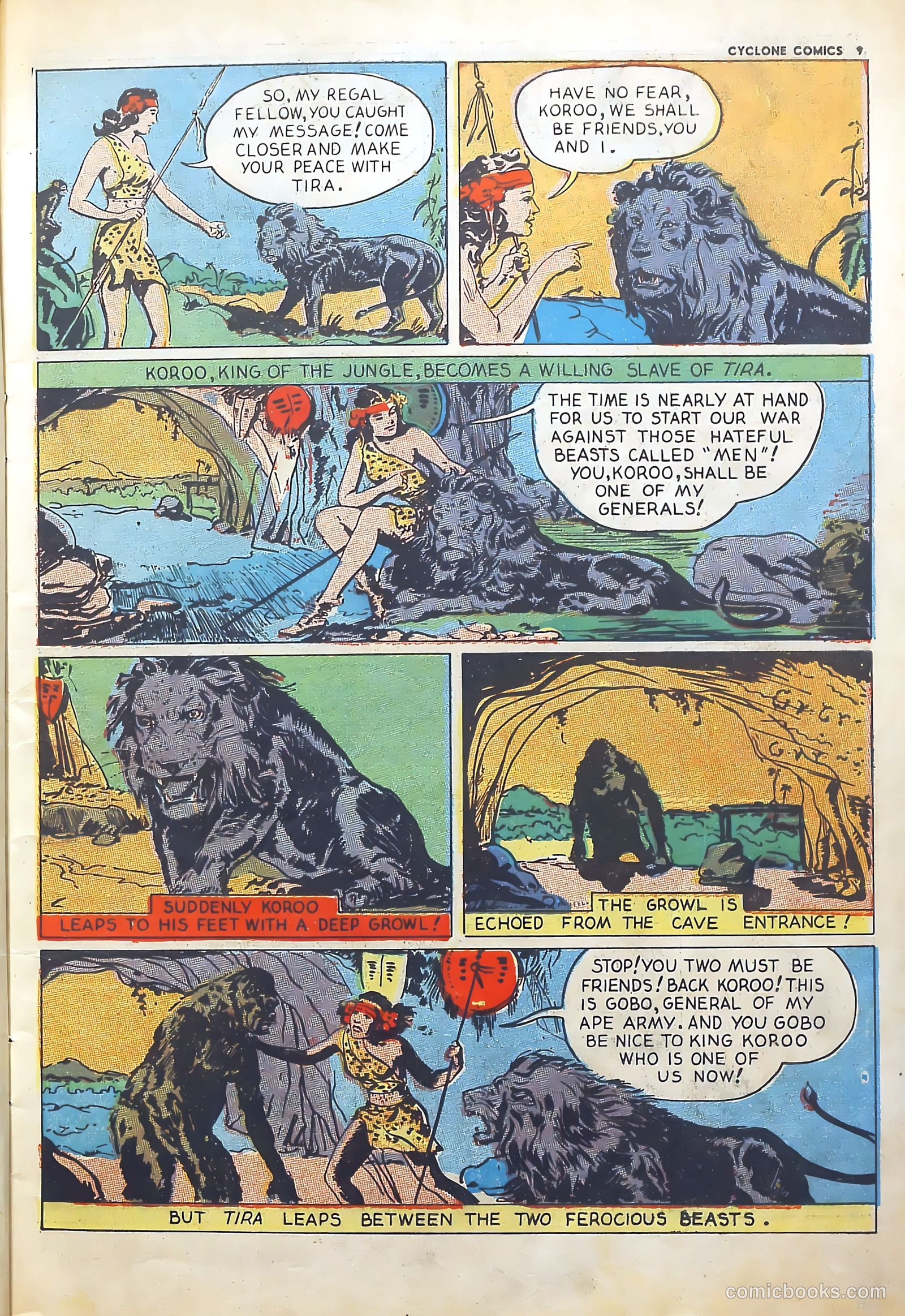 Cyclone Comics #3 (1940) — page 8 of 62