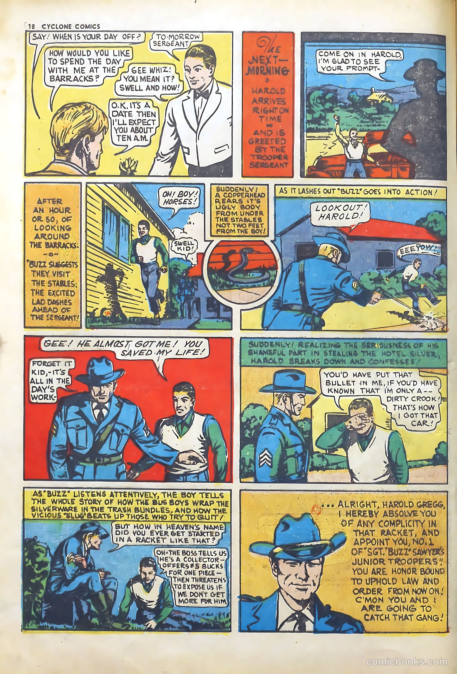 Cyclone Comics #3 (1940) — page 17 of 62