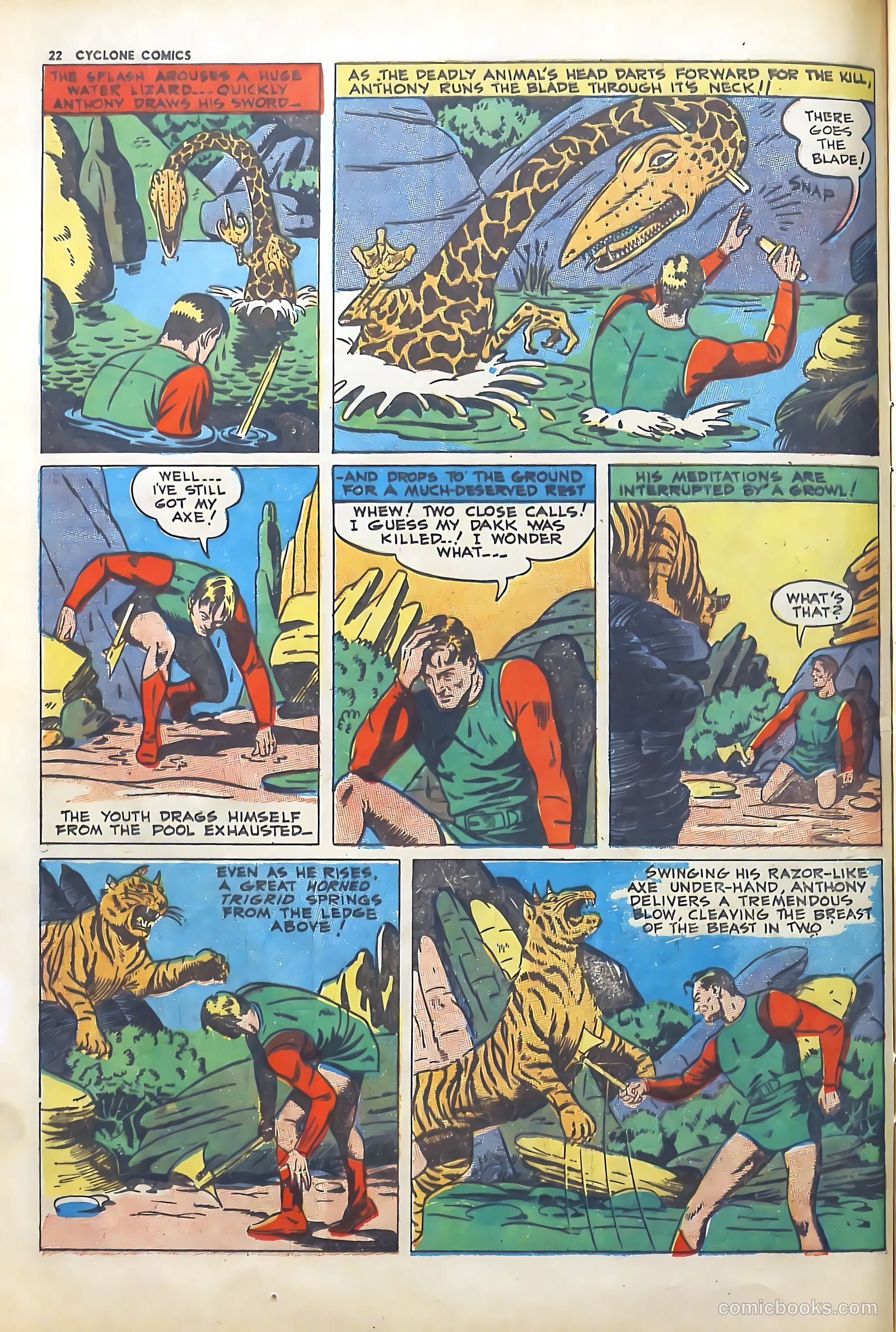 Cyclone Comics #3 (1940) — page 21 of 62