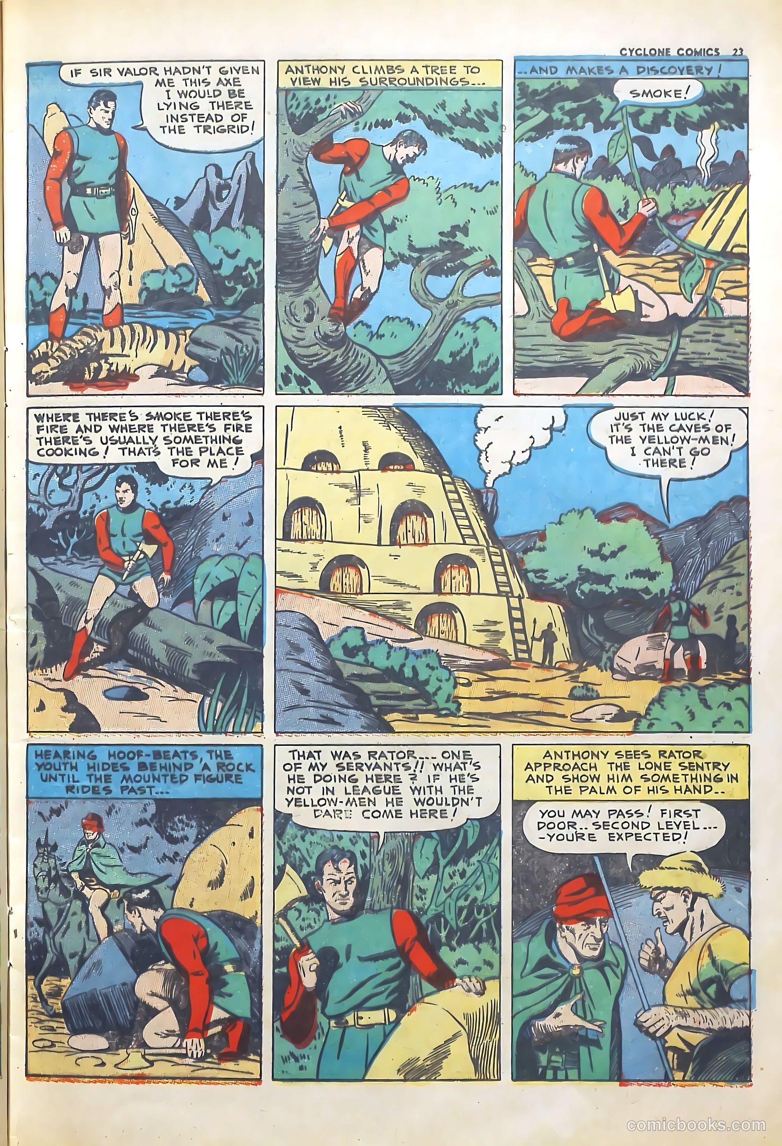 Cyclone Comics #3 (1940) — page 22 of 62