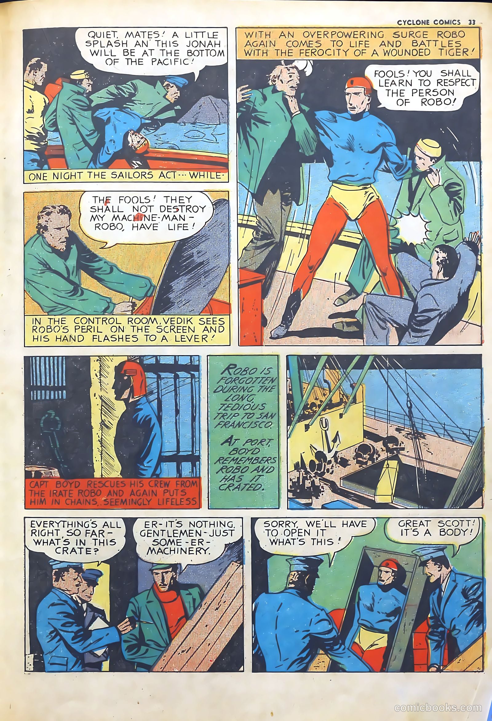 Cyclone Comics #3 (1940) — page 32 of 62