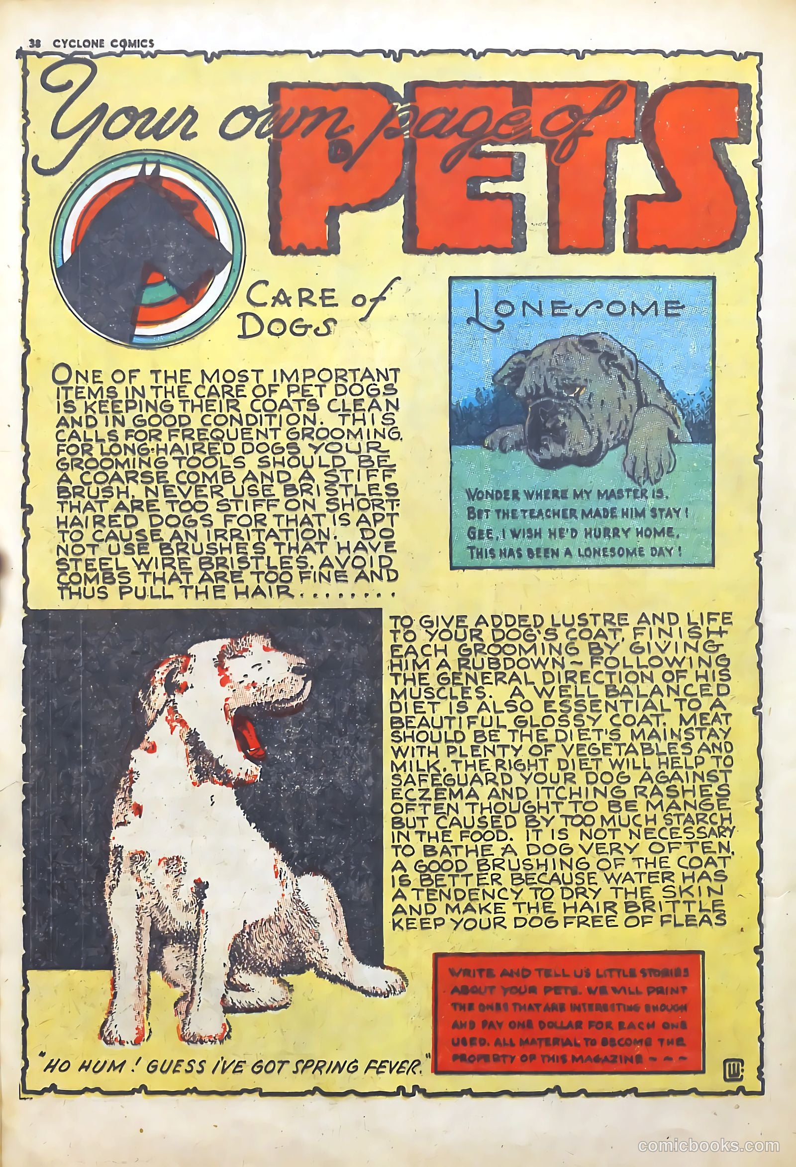 Cyclone Comics #3 (1940) — page 37 of 62