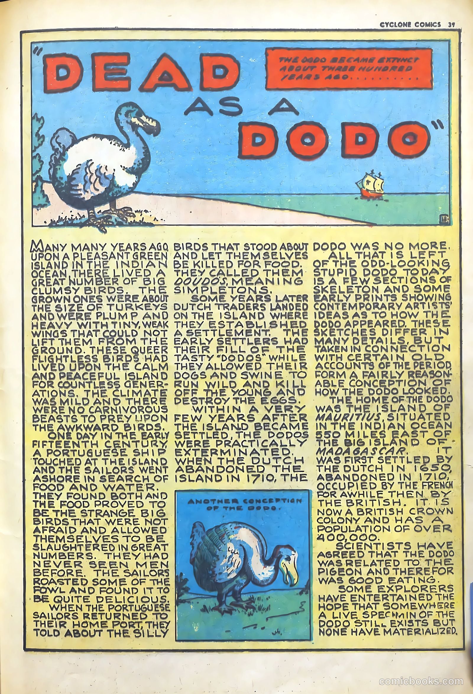 Cyclone Comics #3 (1940) — page 38 of 62