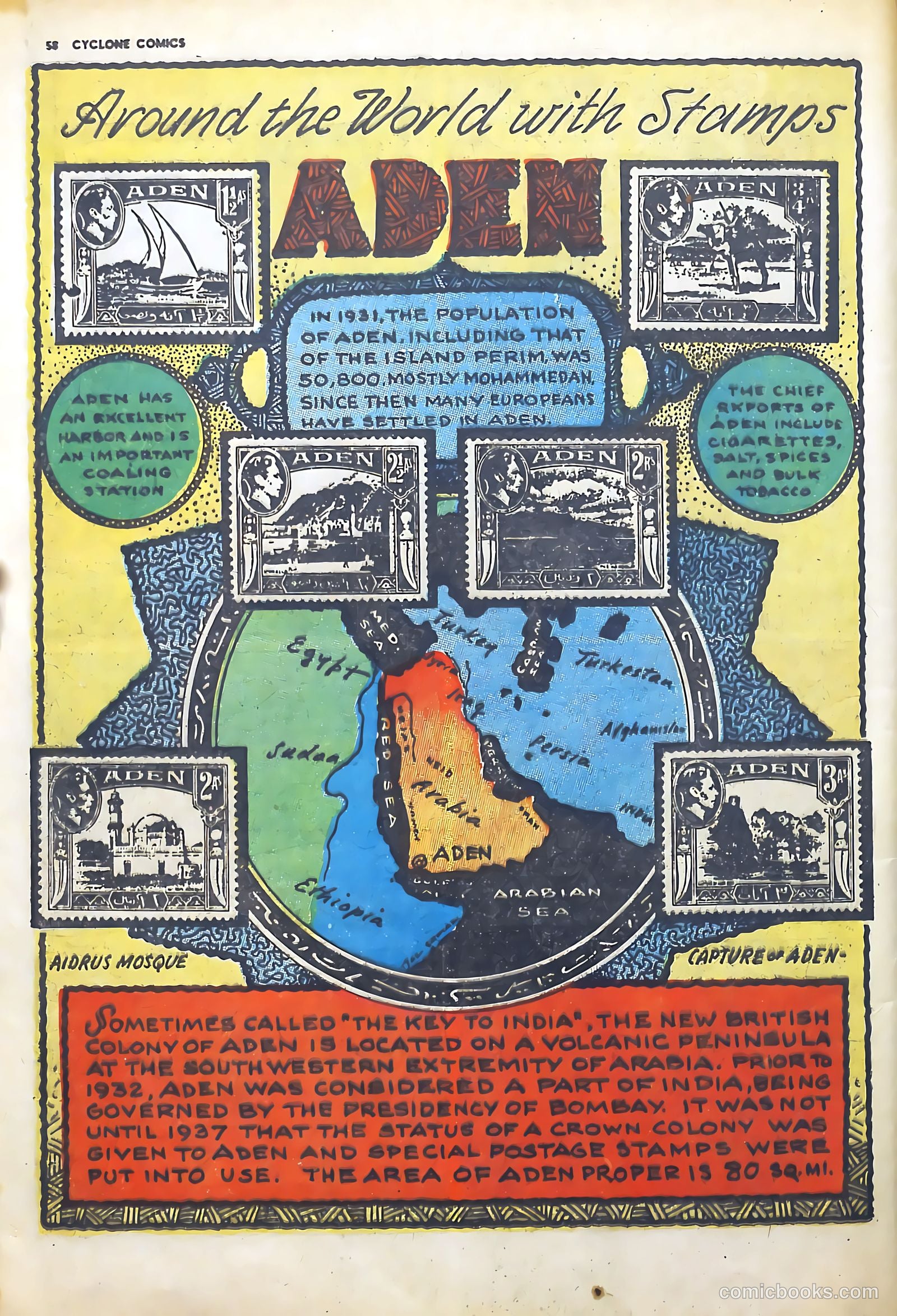 Cyclone Comics #3 (1940) — page 57 of 62