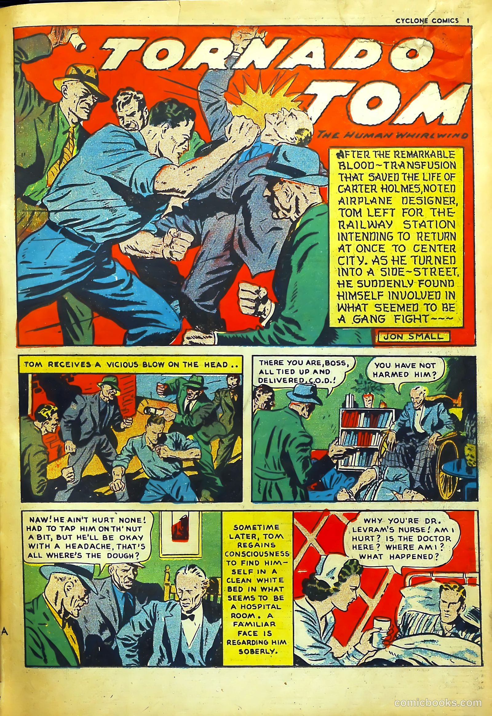 Cyclone Comics #5 (1940) — page 3 of 68