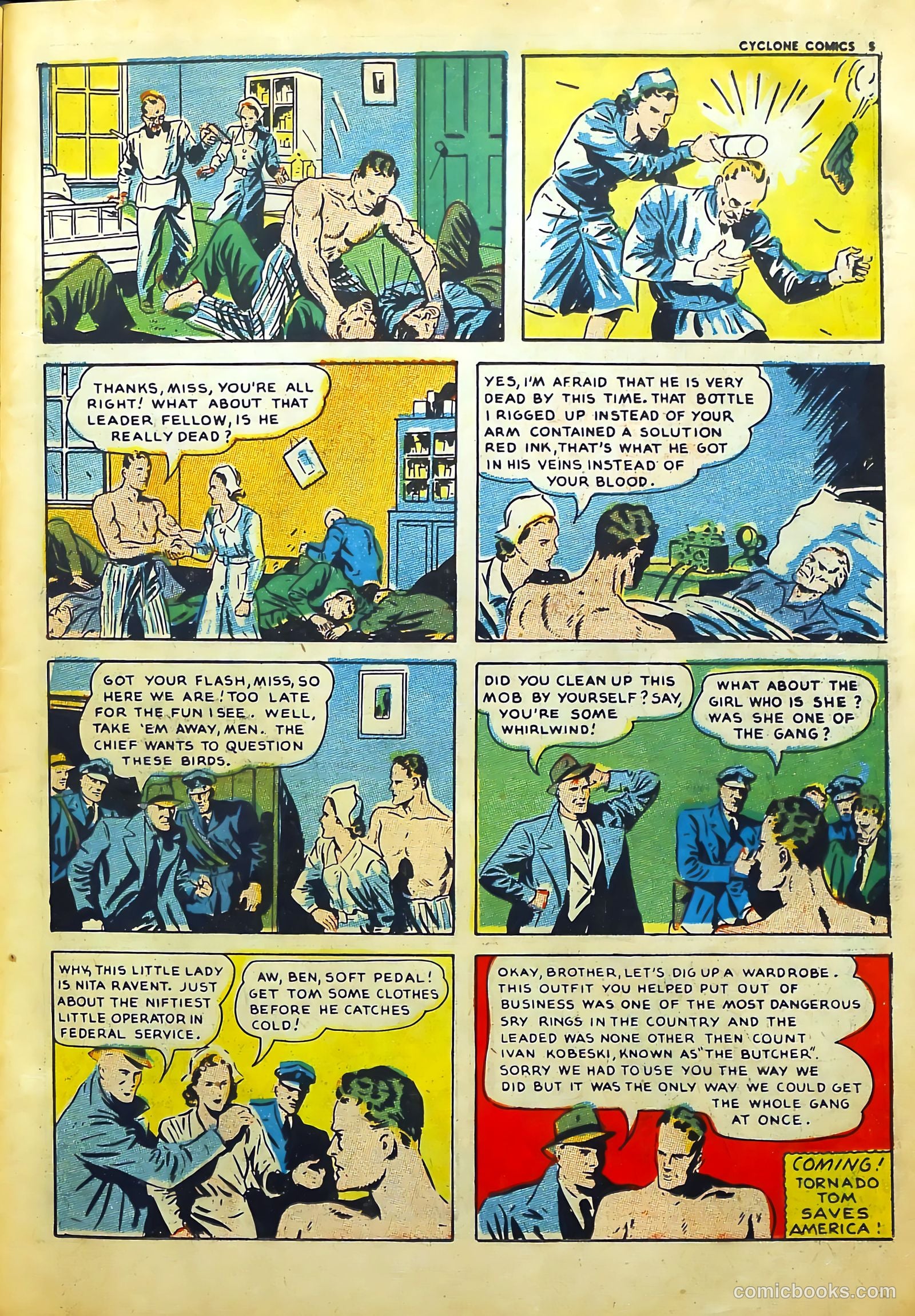 Cyclone Comics #5 (1940) — page 7 of 68