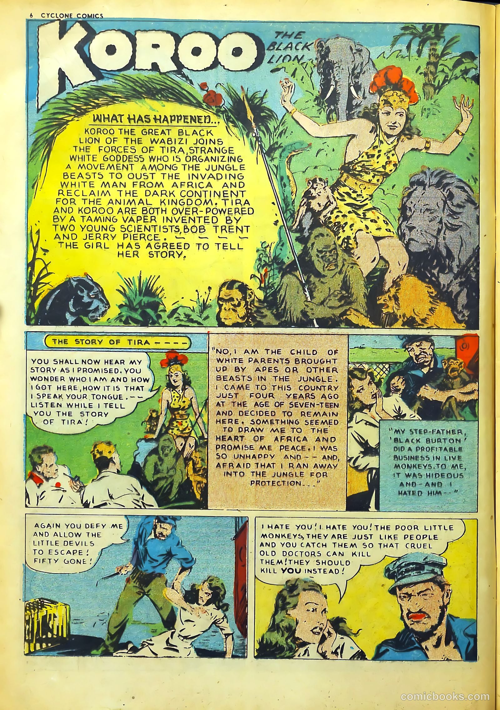 Cyclone Comics #5 (1940) — page 8 of 68