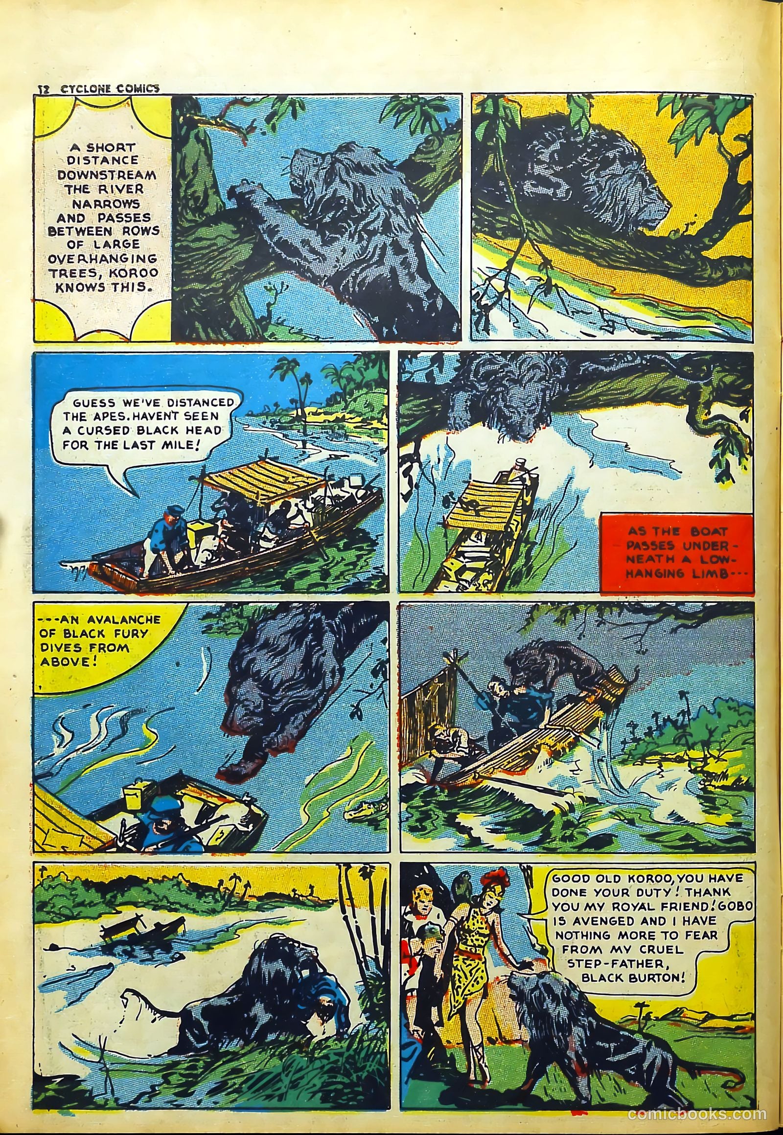 Cyclone Comics #5 (1940) — page 14 of 68