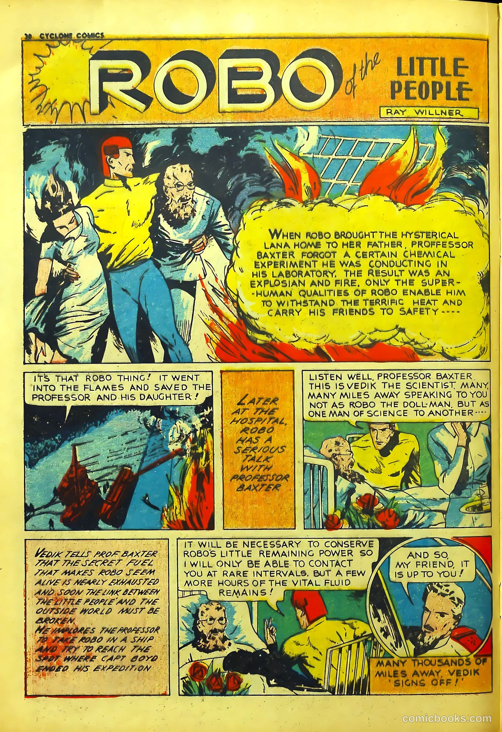 Cyclone Comics #5 (1940) — page 32 of 68