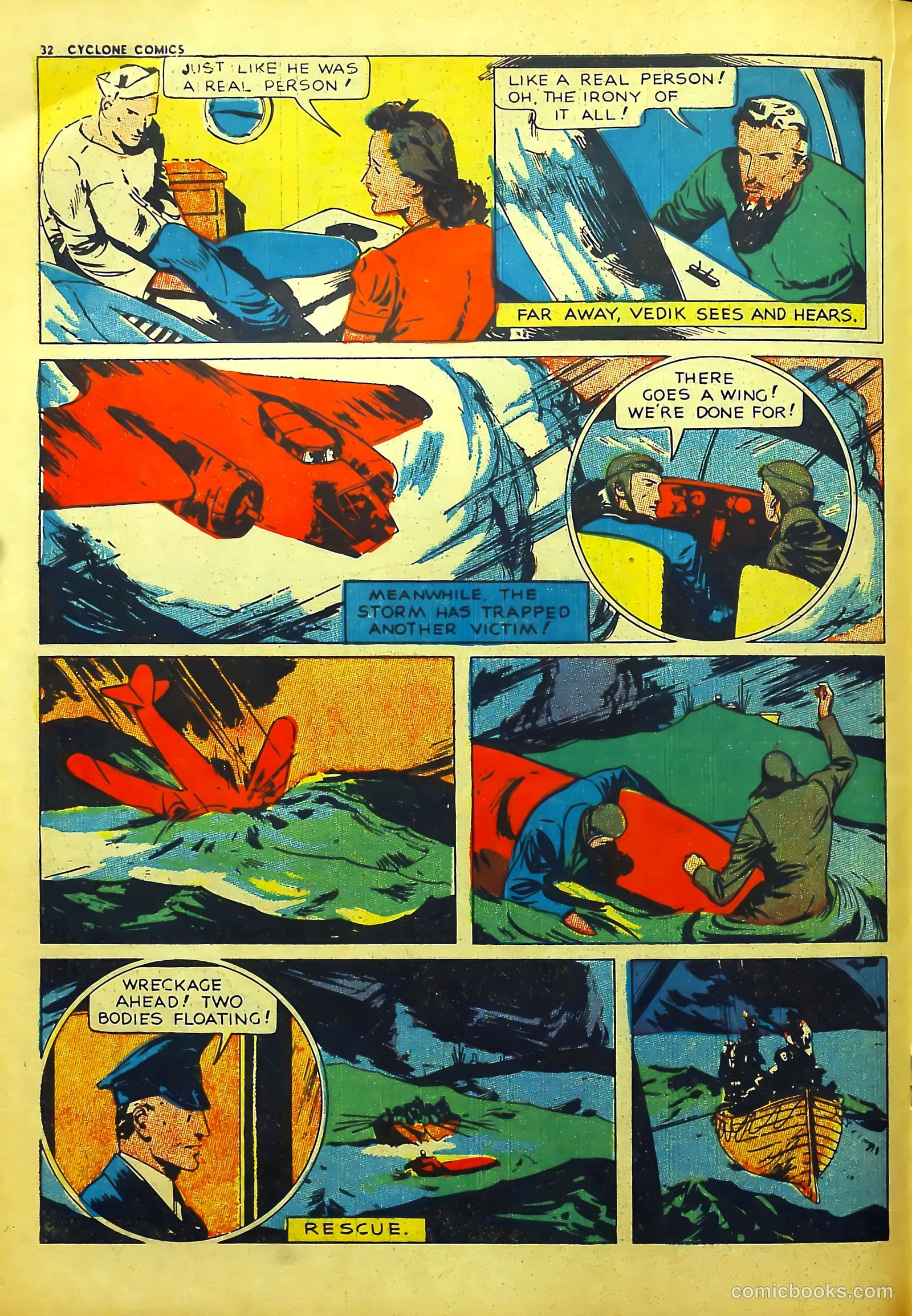 Cyclone Comics #5 (1940) — page 34 of 68