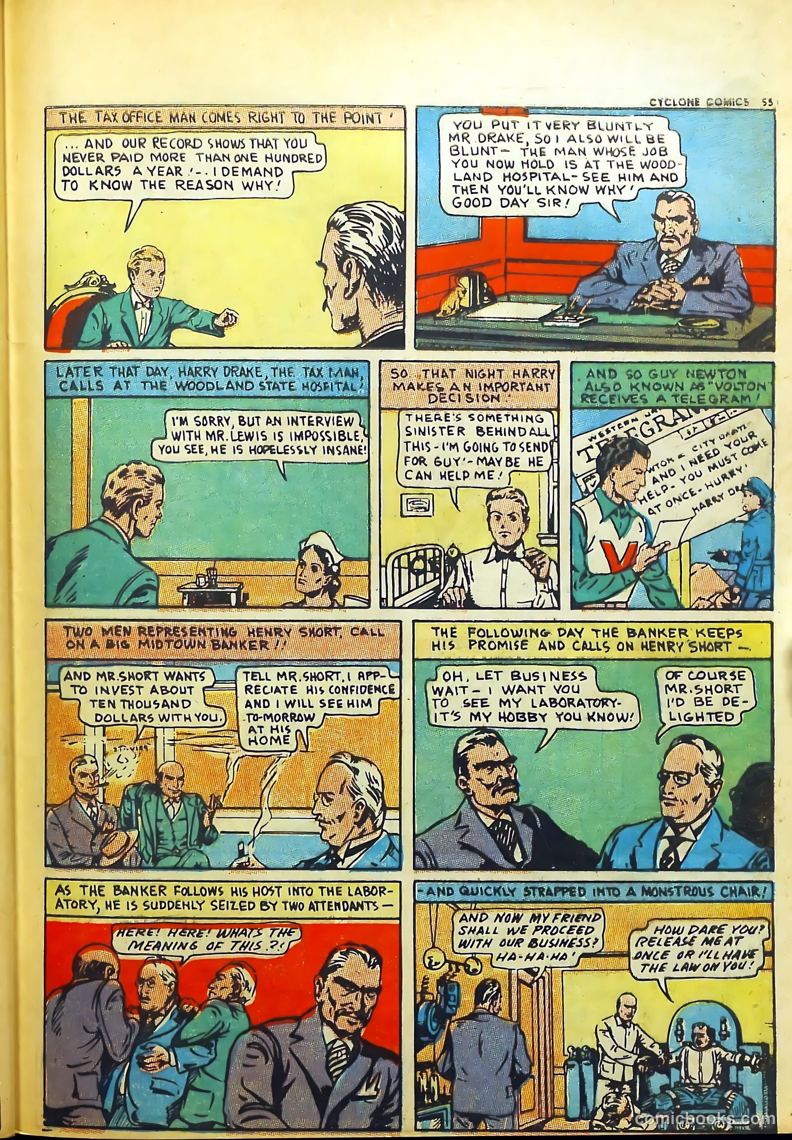Cyclone Comics #5 (1940) — page 57 of 68