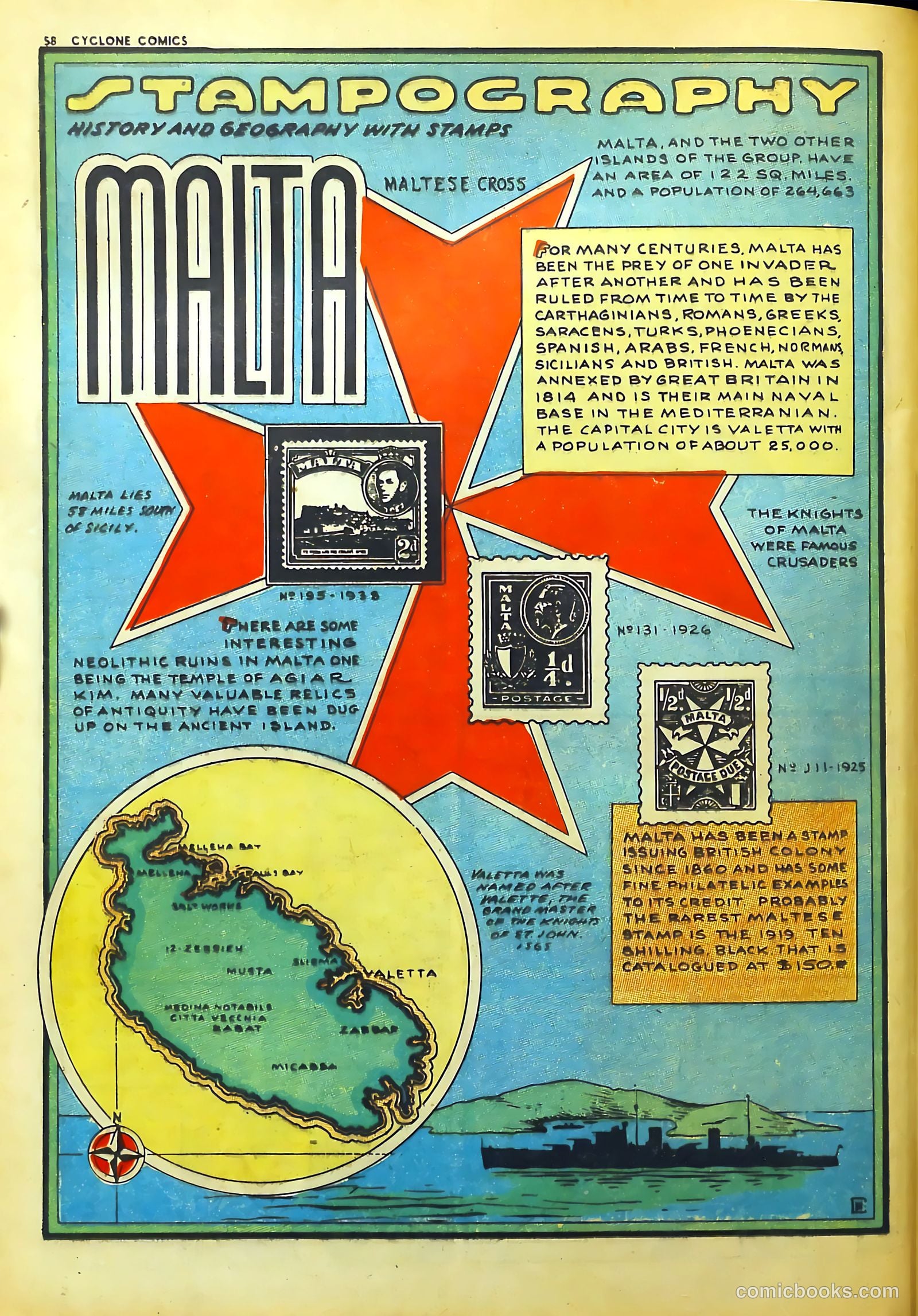 Cyclone Comics #5 (1940) — page 60 of 68