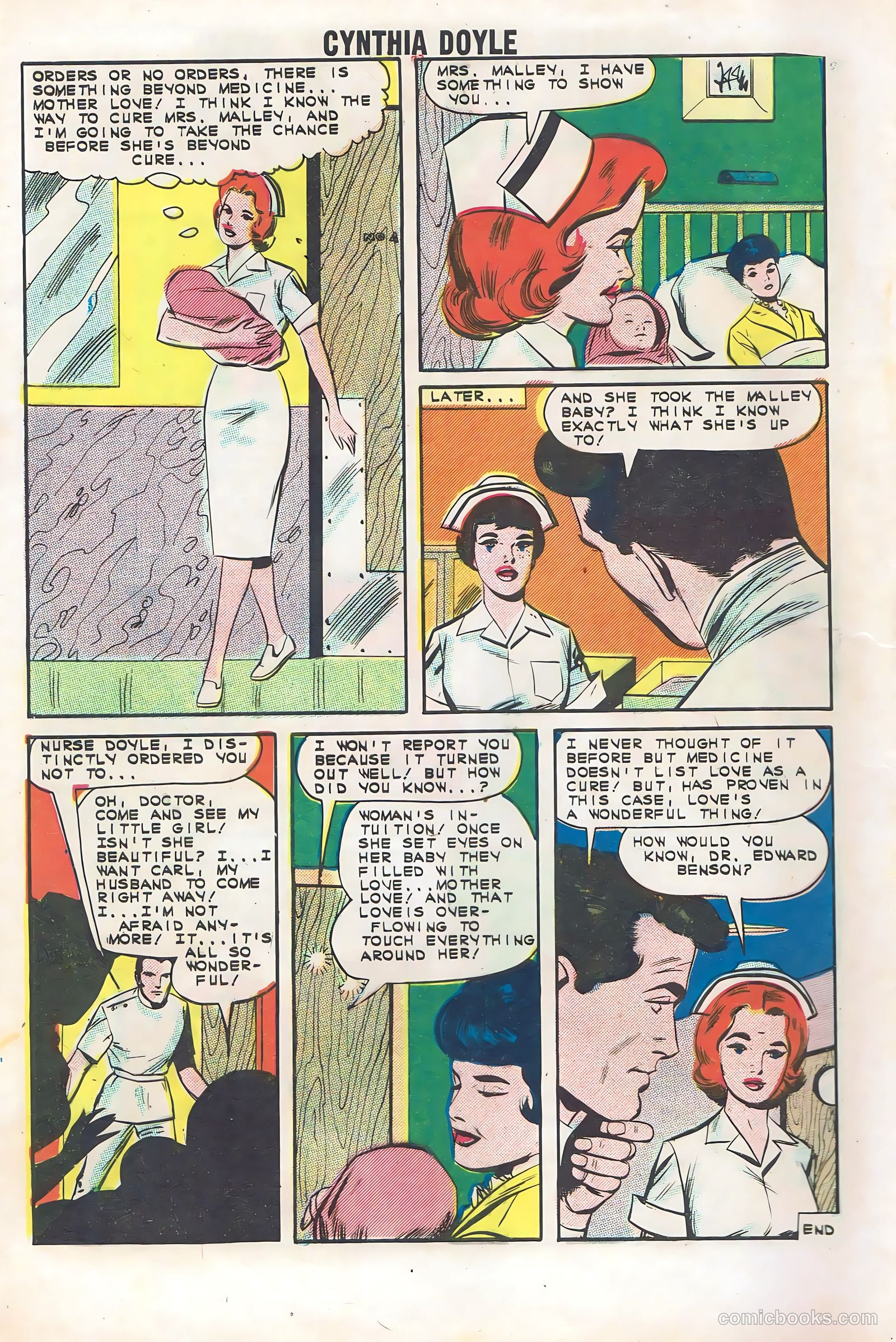 Cynthia Doyle, Nurse in Love #66 (1962) — page 8 of 36