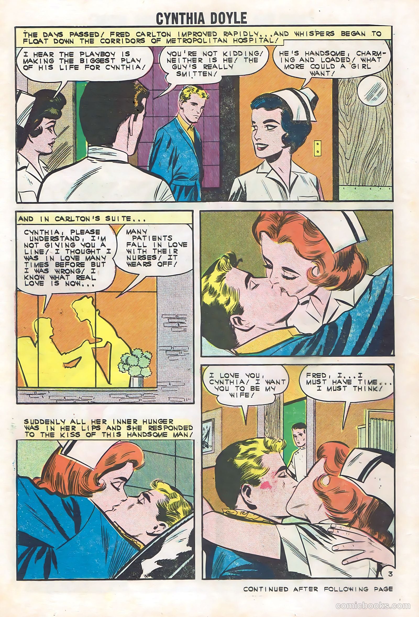Cynthia Doyle, Nurse in Love #66 (1962) — page 14 of 36