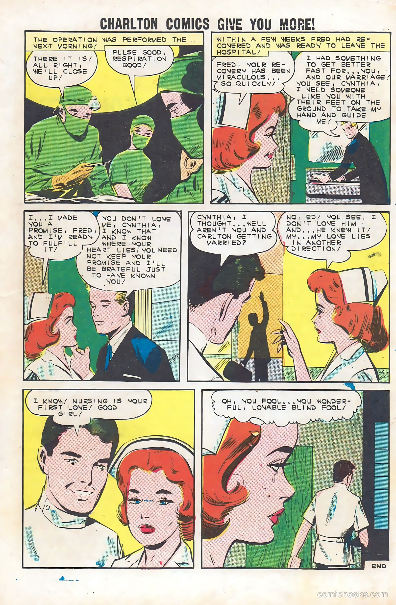 Cynthia Doyle, Nurse in Love #66 (1962) — page 17 of 36