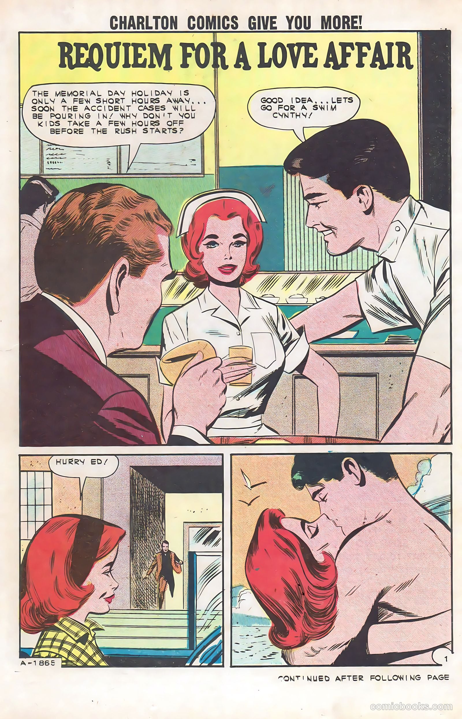 Cynthia Doyle, Nurse in Love #66 (1962) — page 21 of 36