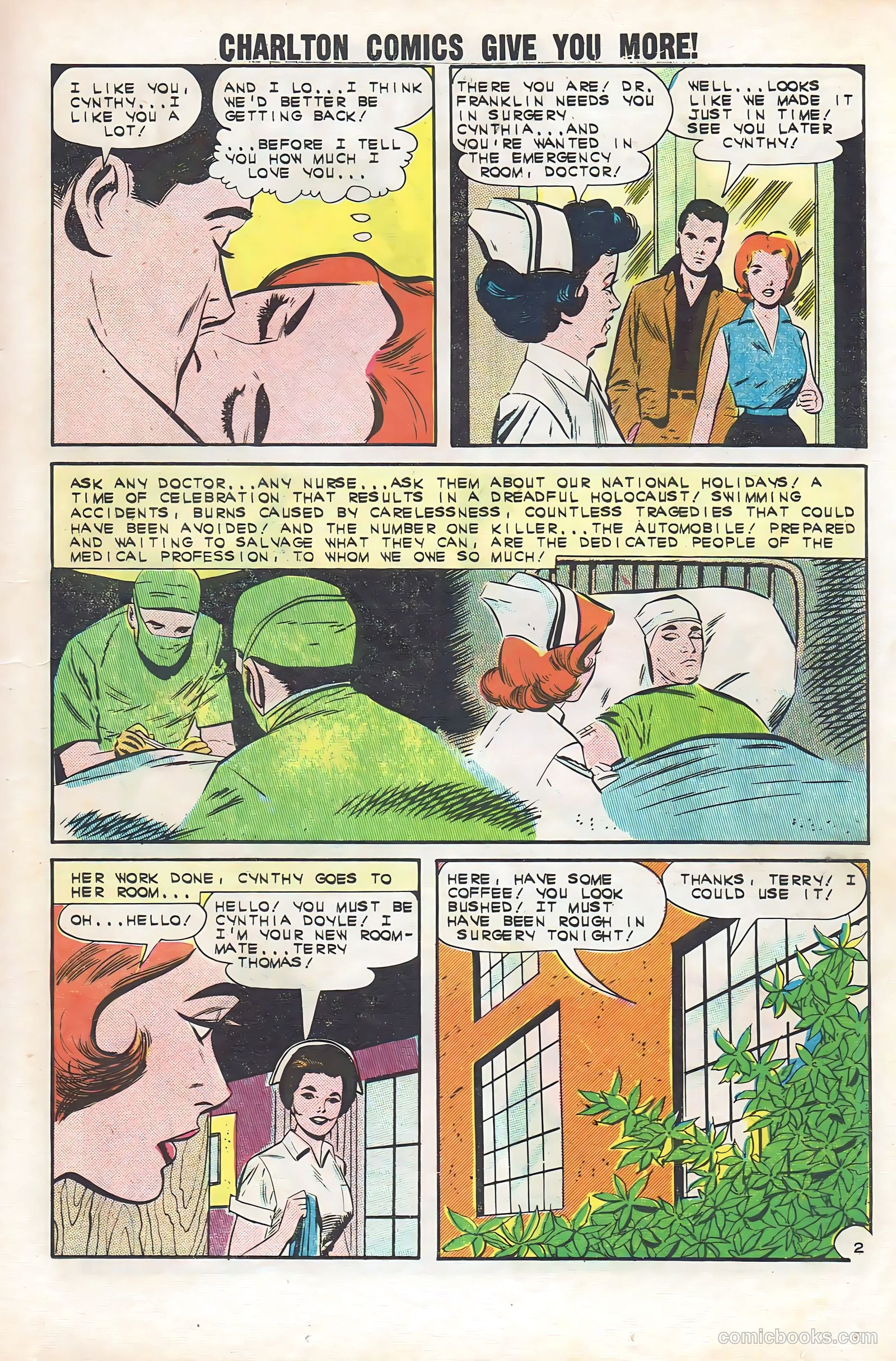 Cynthia Doyle, Nurse in Love #66 (1962) — page 23 of 36